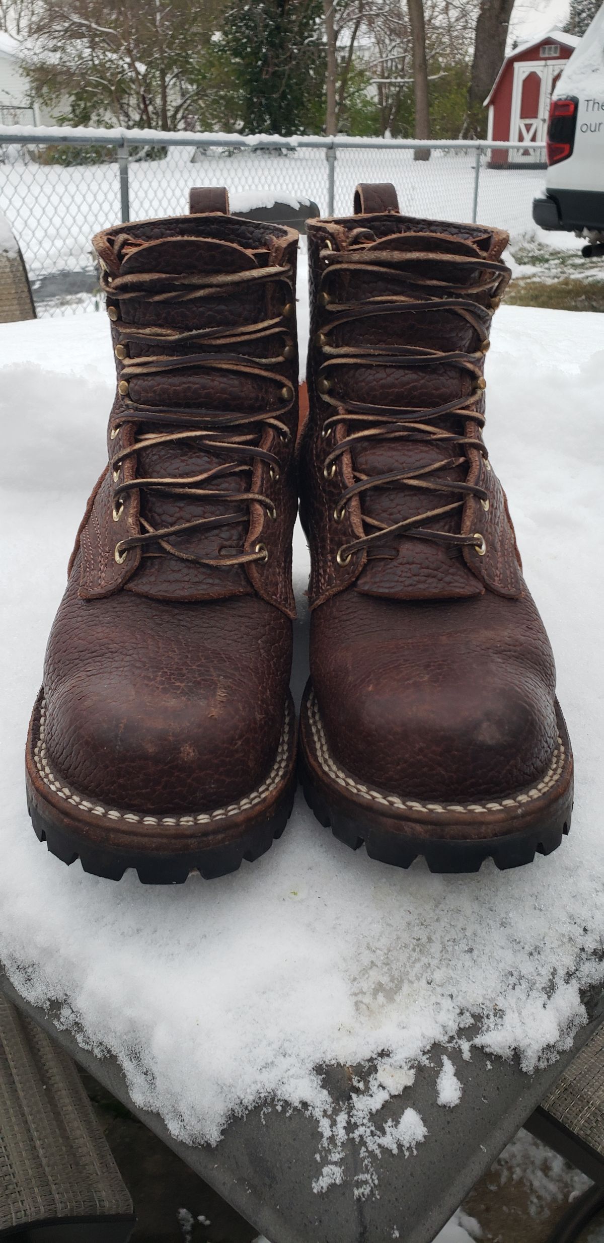 Photo by jclong74 on December 2, 2025 of the Nicks BuilderPro in Nicks Walnut Bullhide.