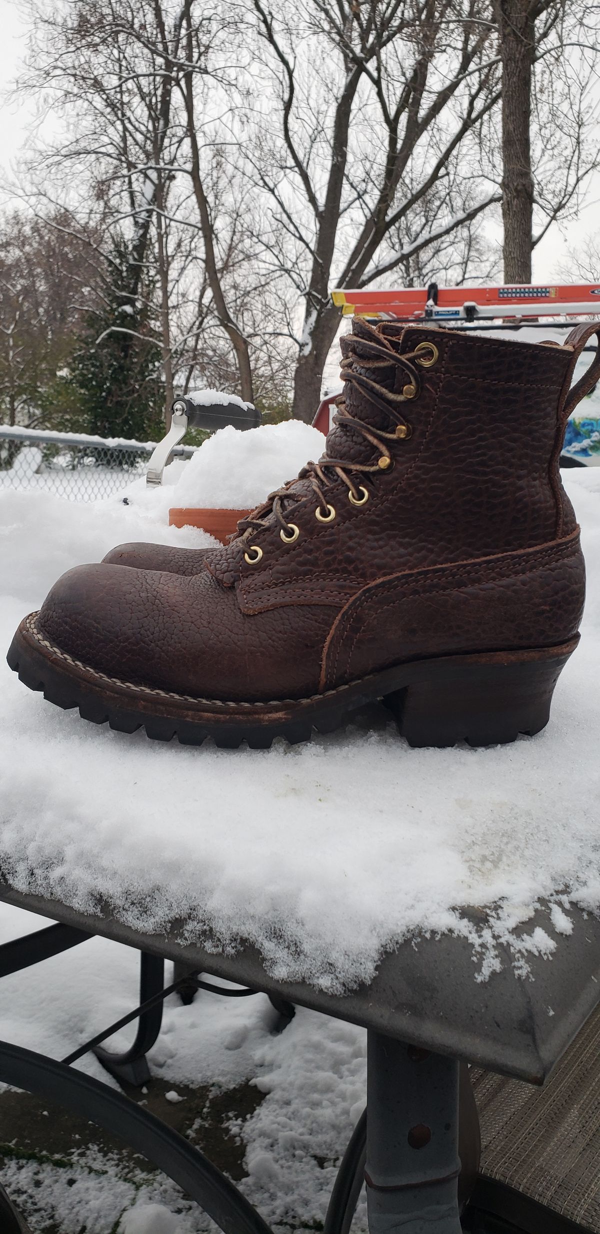 Photo by jclong74 on December 2, 2025 of the Nicks BuilderPro in Nicks Walnut Bullhide.
