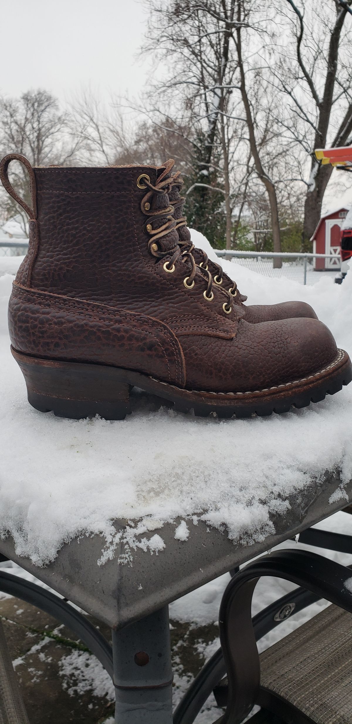 Photo by jclong74 on December 2, 2025 of the Nicks BuilderPro in Nicks Walnut Bullhide.