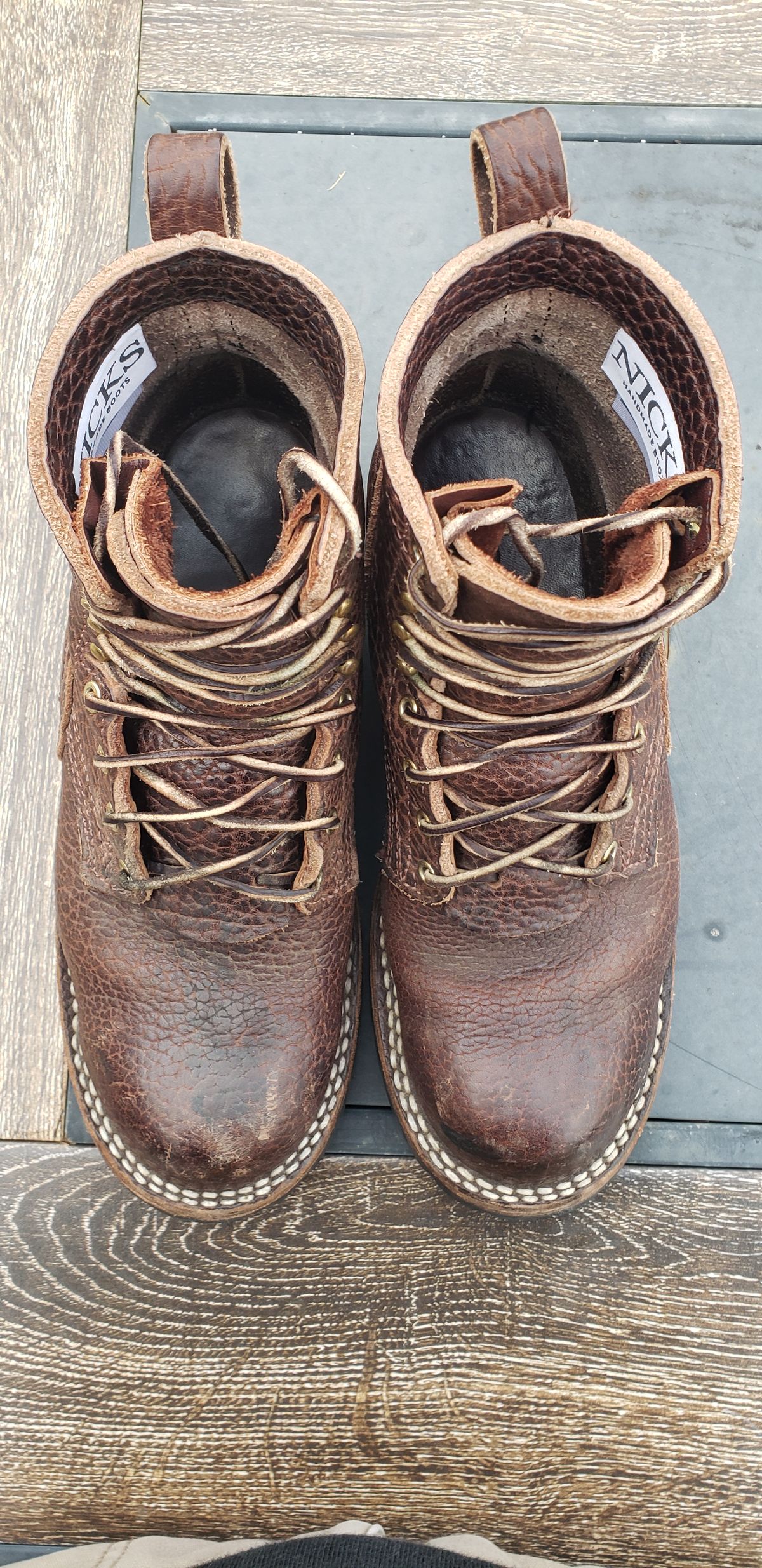 Photo by jclong74 on January 4, 2026 of the Nicks BuilderPro in Nicks Walnut Bullhide.