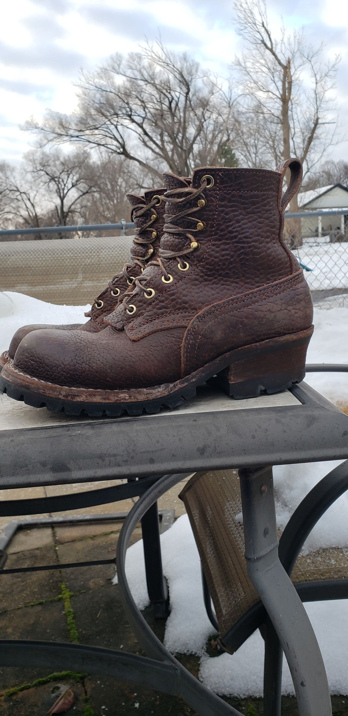 Photo by jclong74 on February 3, 2026 of the Nicks BuilderPro in Nicks Walnut Bullhide.