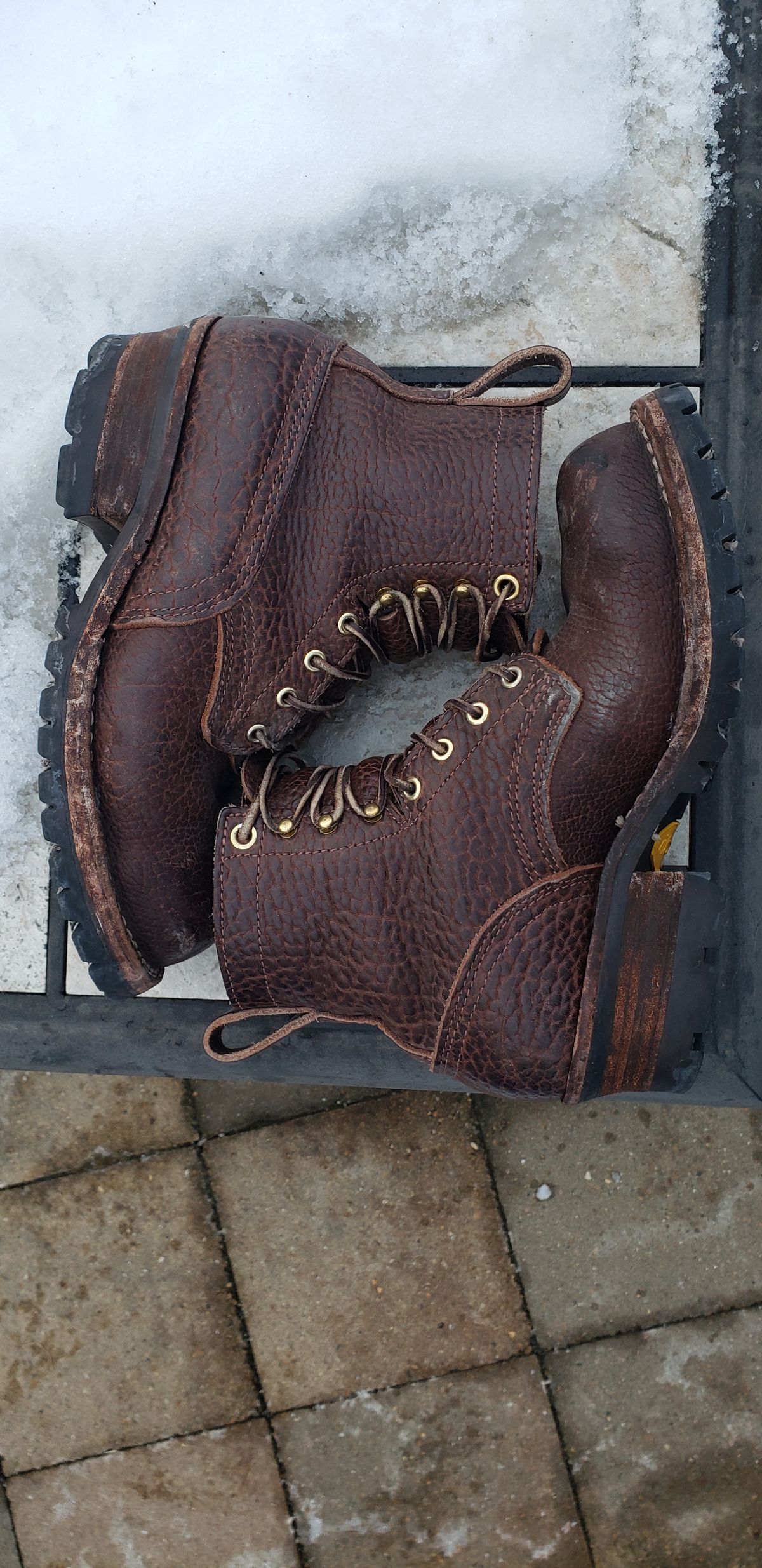 Photo by jclong74 on February 3, 2026 of the Nicks BuilderPro in Nicks Walnut Bullhide.