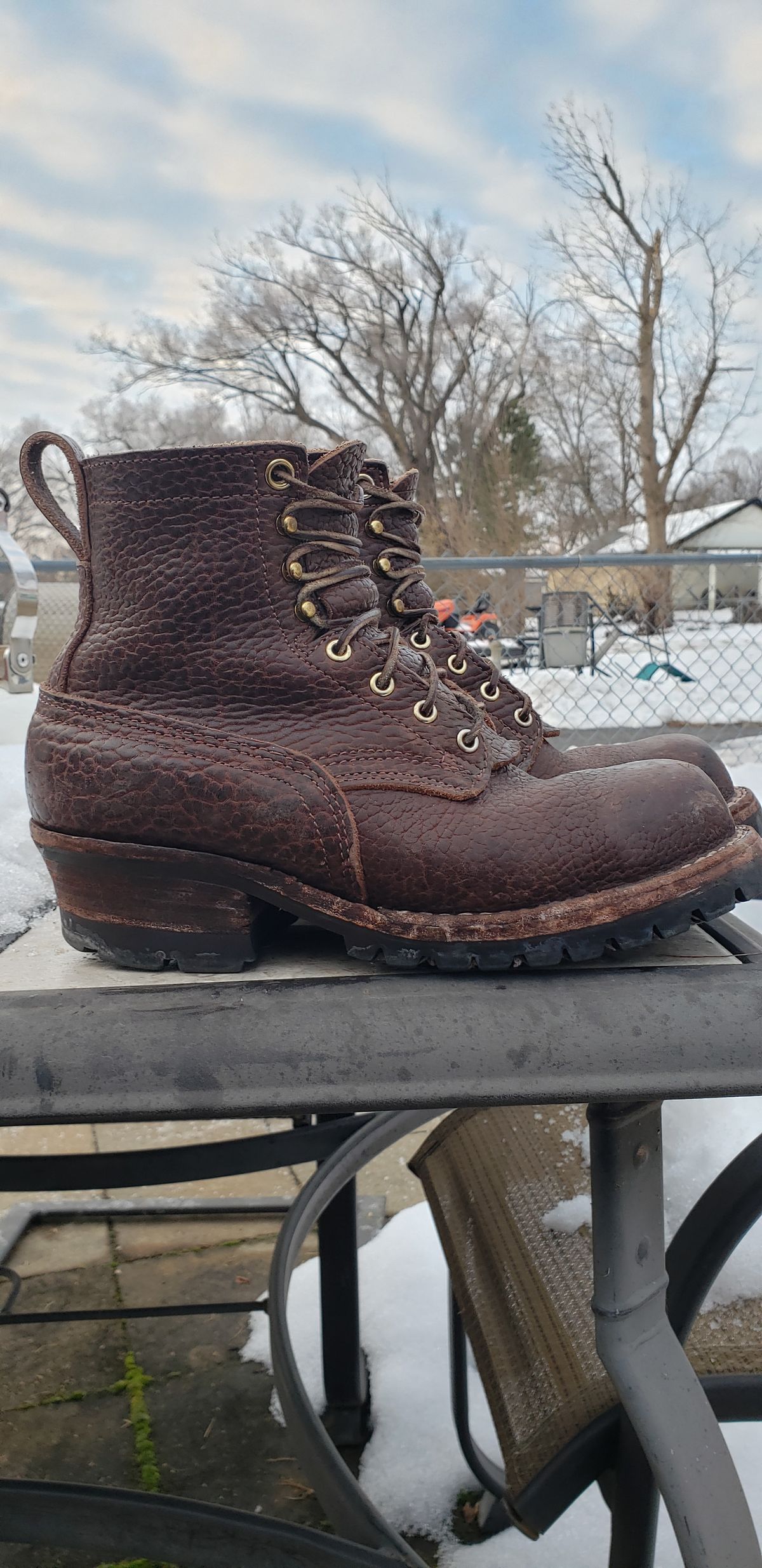 Photo by jclong74 on February 3, 2026 of the Nicks BuilderPro in Nicks Walnut Bullhide.