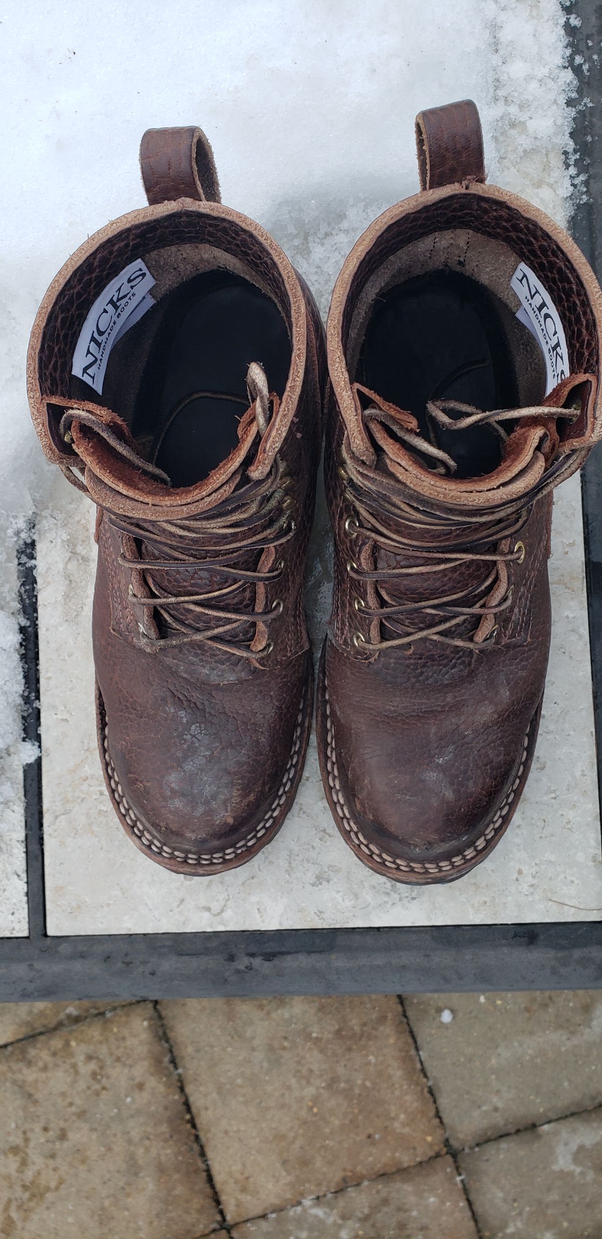 Photo by jclong74 on February 3, 2026 of the Nicks BuilderPro in Nicks Walnut Bullhide.