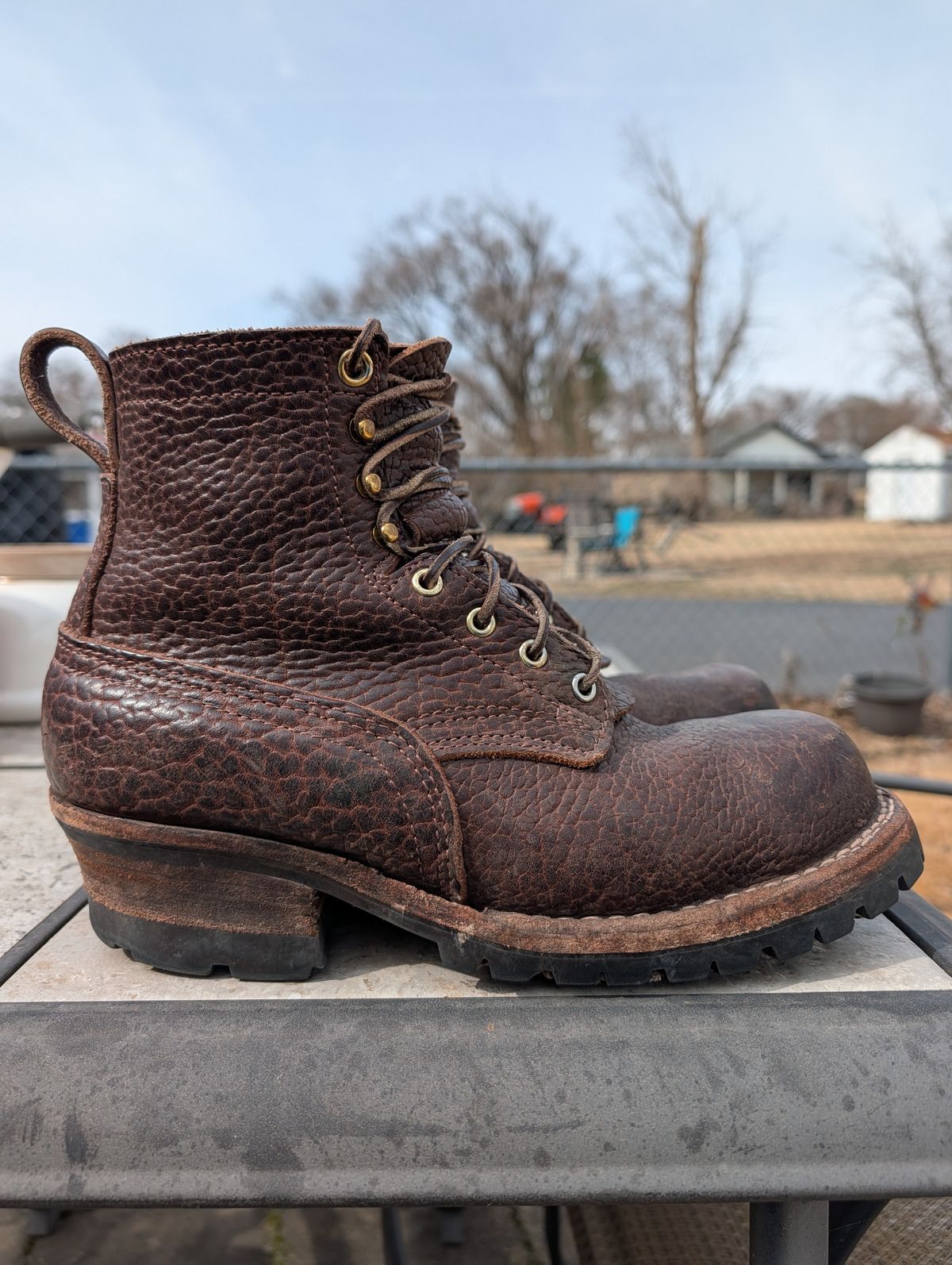 Photo by jclong74 on March 1, 2026 of the Nicks BuilderPro in Nicks Walnut Bullhide.