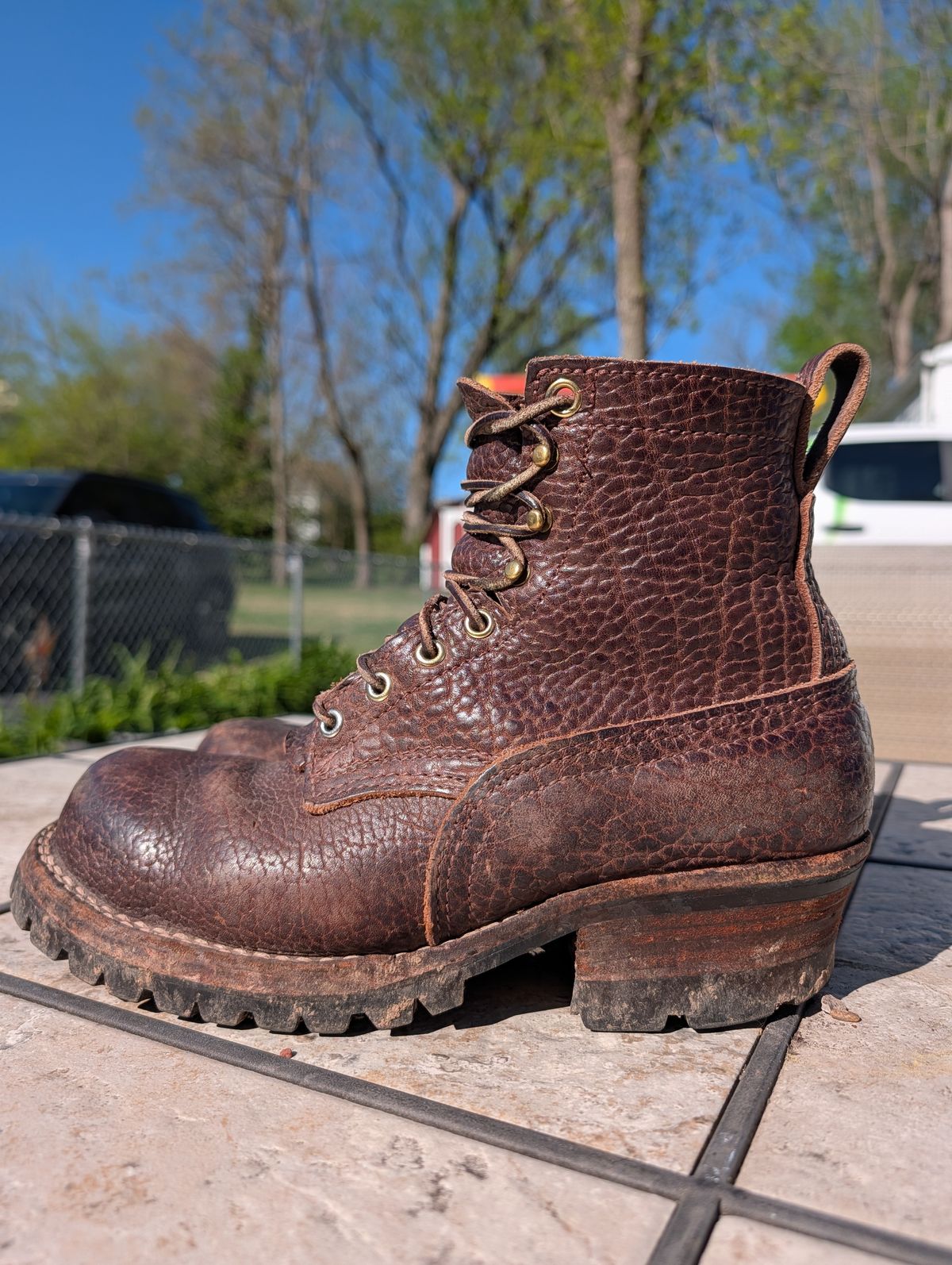 Photo by jclong74 on April 5, 2026 of the Nicks BuilderPro in Nicks Walnut Bullhide.
