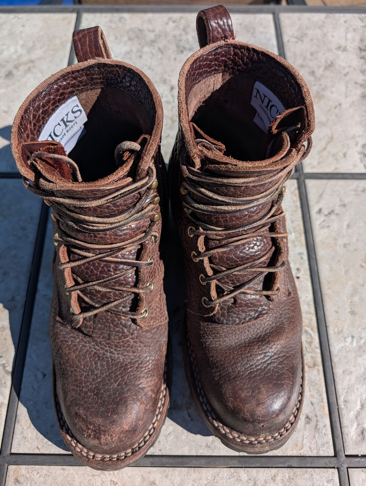 Photo by jclong74 on April 5, 2026 of the Nicks BuilderPro in Nicks Walnut Bullhide.