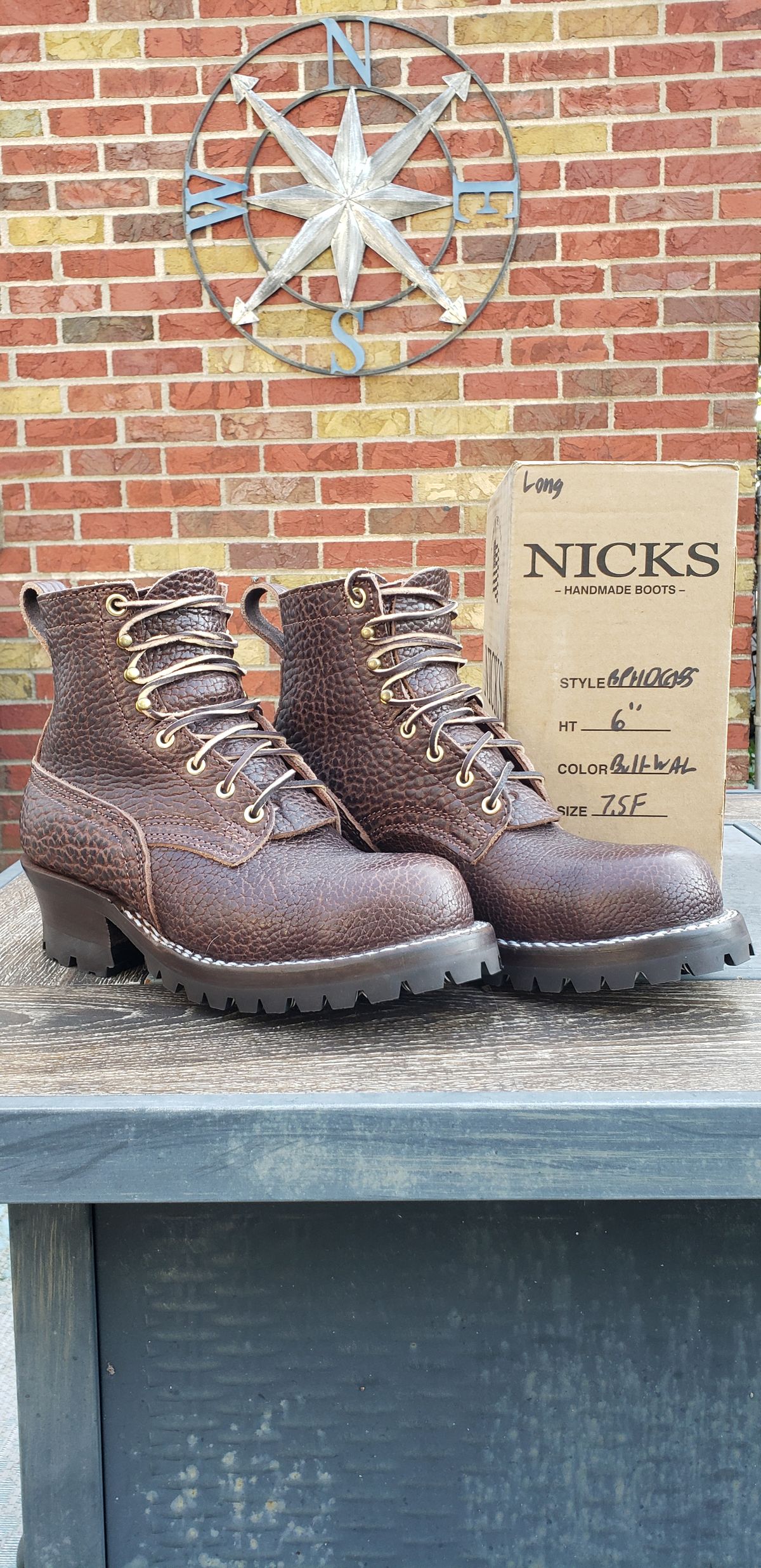 Photo by jclong74 on September 29, 2025 of the Nicks BuilderPro in Nicks Walnut Bullhide.