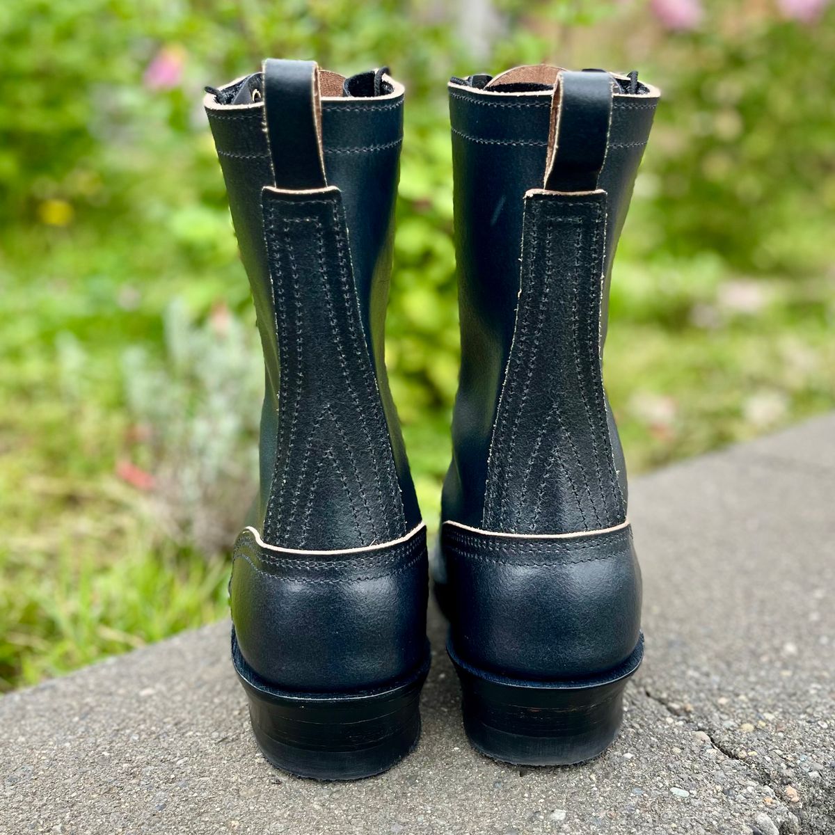 Photo by boot_loon on October 1, 2025 of the Nicks MTO in Horween Pacific Waxed Flesh.