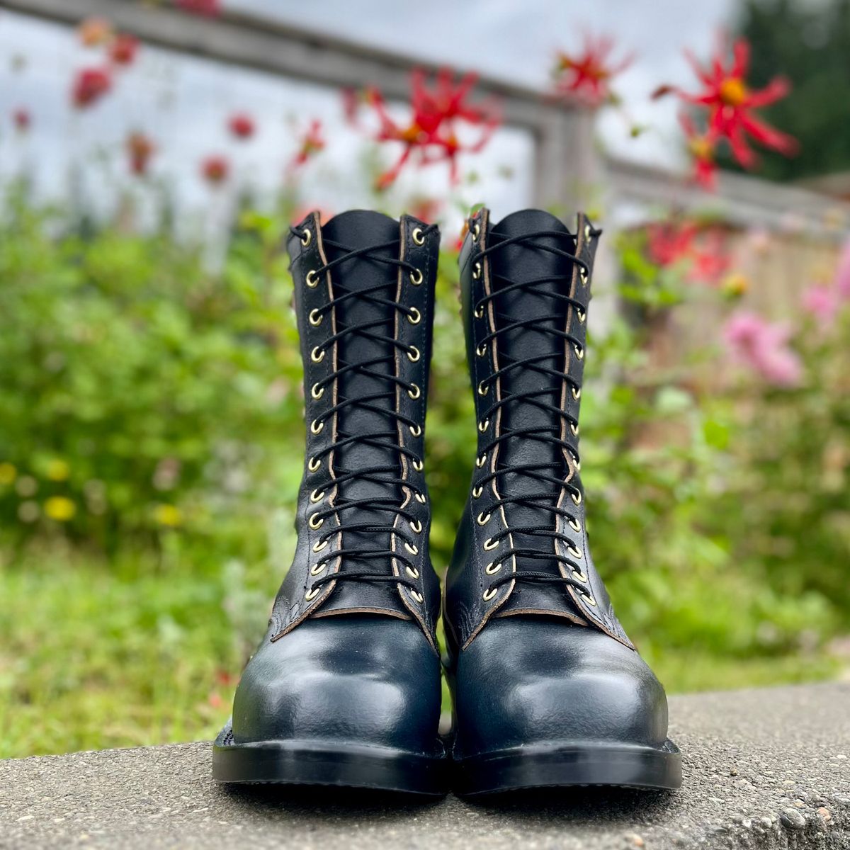 Photo by boot_loon on October 1, 2025 of the Nicks MTO in Horween Pacific Waxed Flesh.