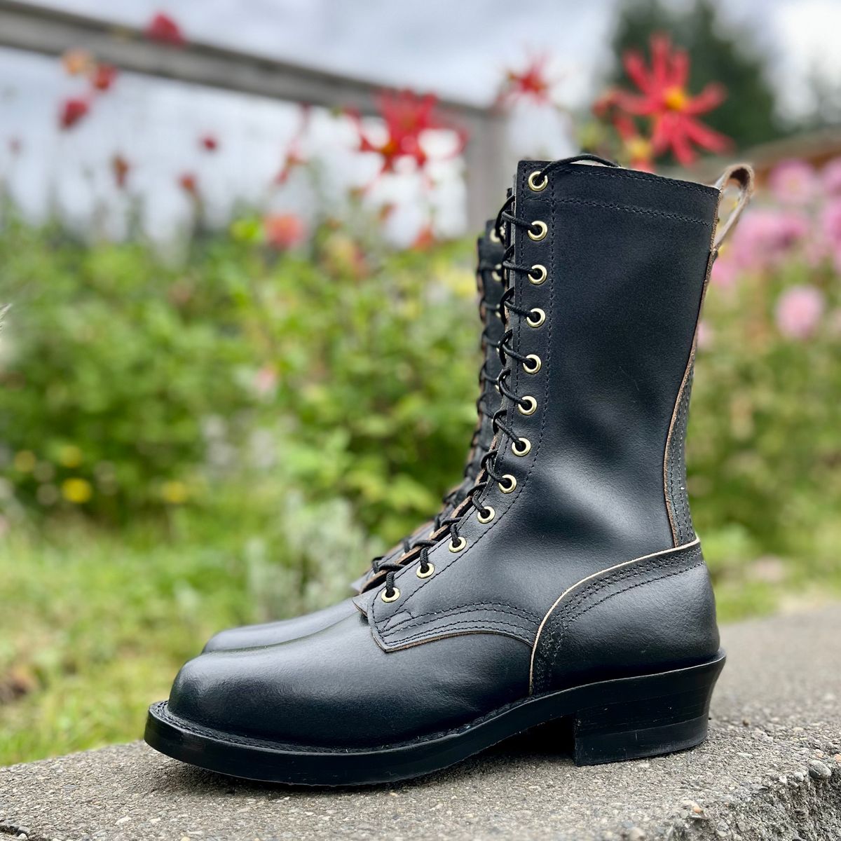 Photo by boot_loon on October 1, 2025 of the Nicks MTO in Horween Pacific Waxed Flesh.