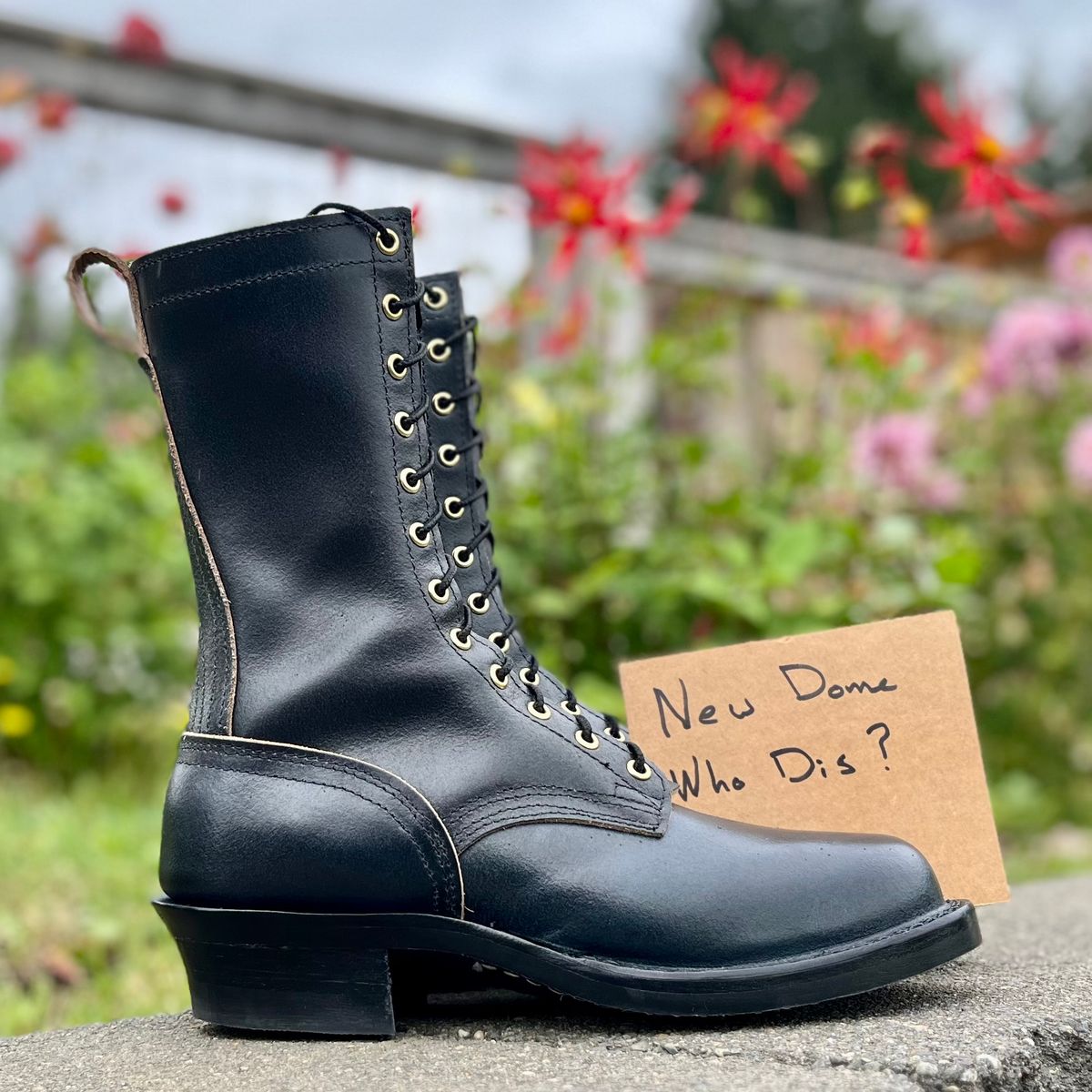 Photo by boot_loon on October 1, 2025 of the Nicks MTO in Horween Pacific Waxed Flesh.