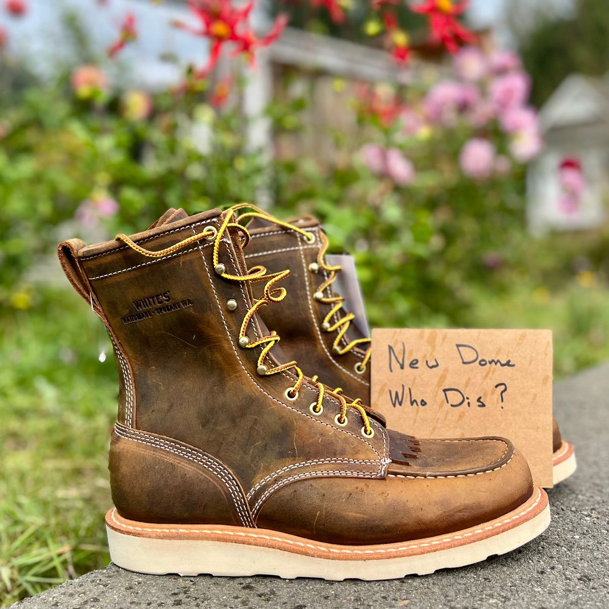 Photo by boot_loon on October 1, 2025 of the White's Perry 8" in Brown Distress.