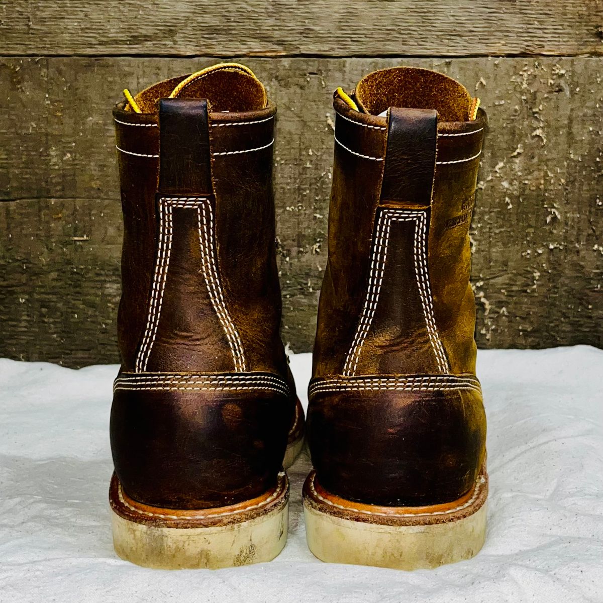 Photo by boot_loon on December 5, 2025 of the White's Perry 8" in Brown Distress.