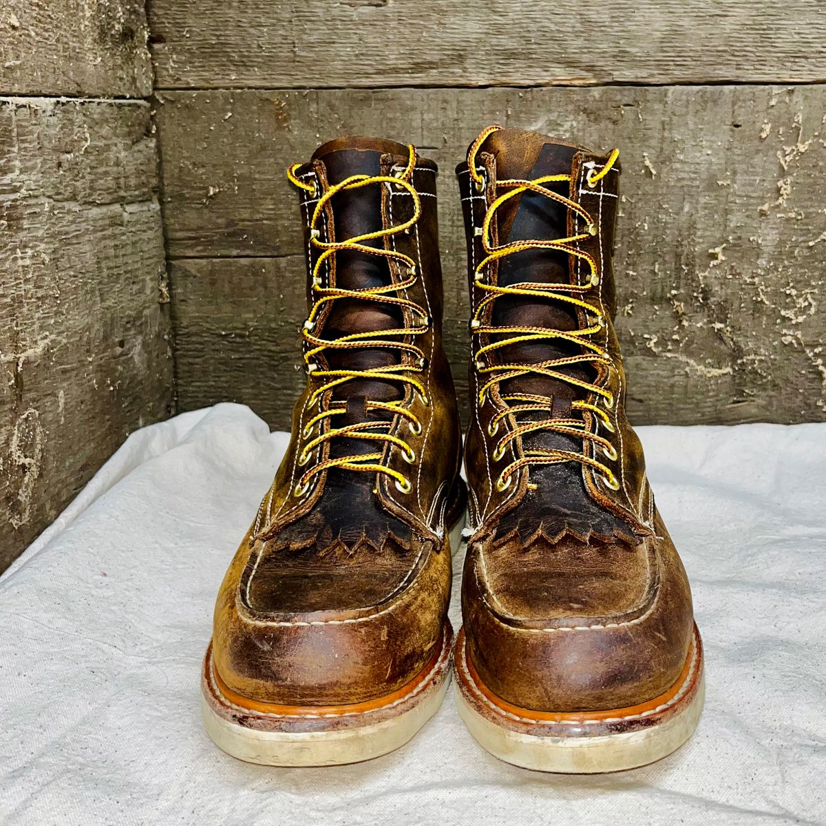 Photo by boot_loon on December 5, 2025 of the White's Perry 8" in Brown Distress.