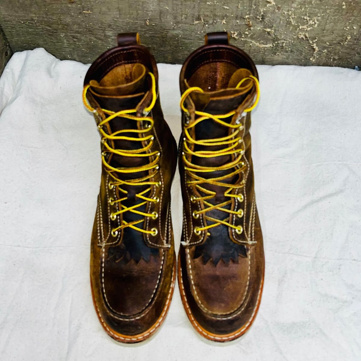 Photo by boot_loon on December 5, 2025 of the White's Perry 8" in Brown Distress.