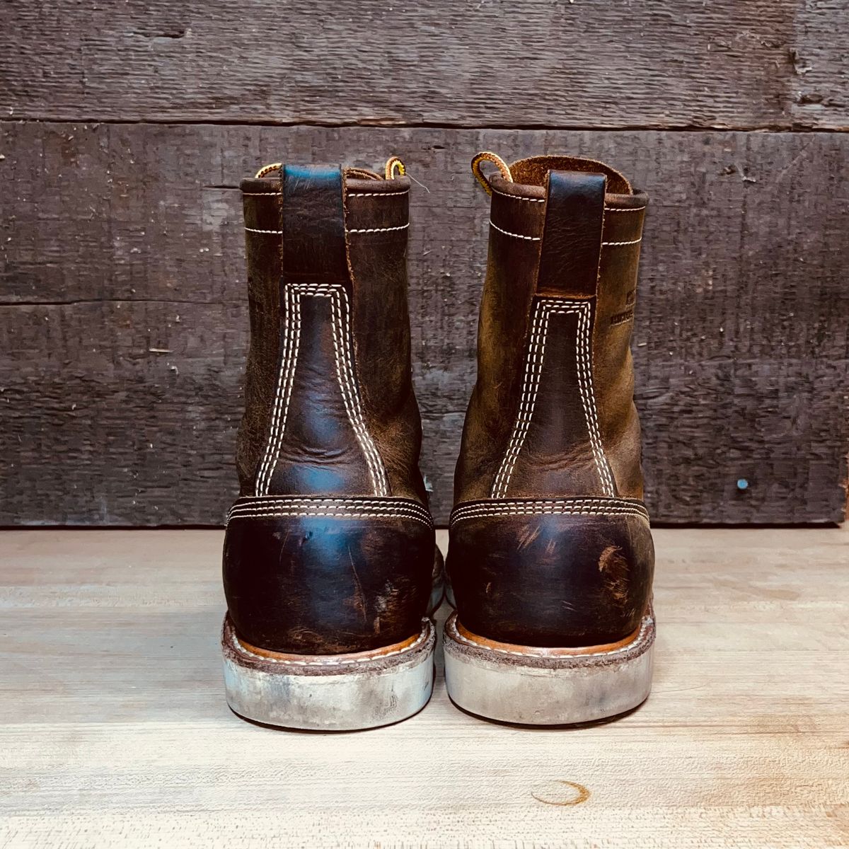 Photo by boot_loon on January 6, 2026 of the White's Perry 8" in Brown Distress.