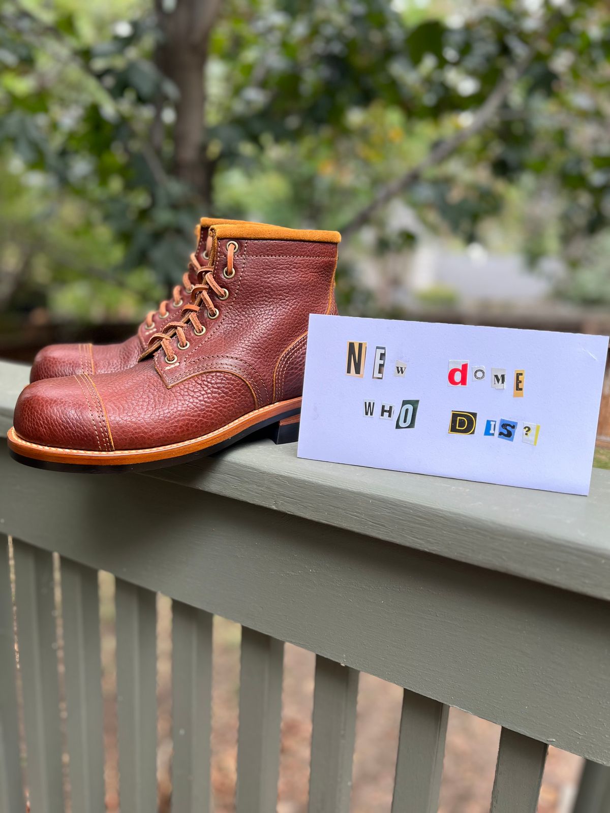 Photo by TelemarkTumalo on October 4, 2025 of the Kustom Kraft Model 1 in Kobel Russet Harness.