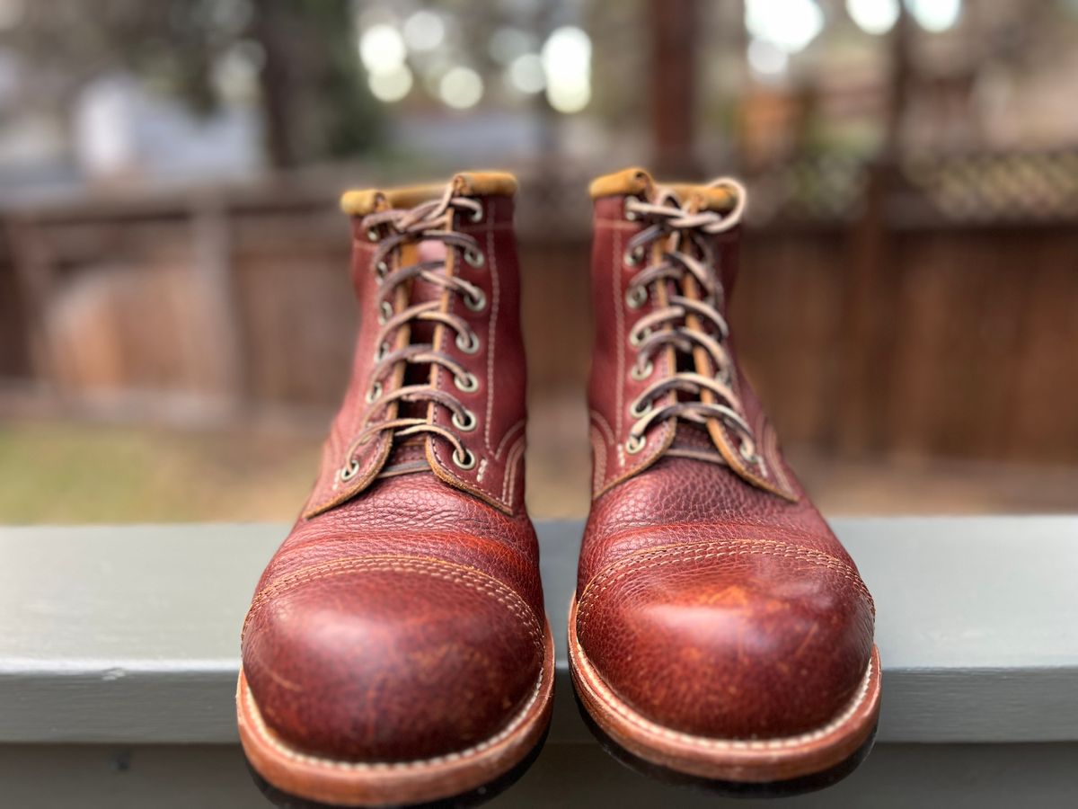Photo by TelemarkTumalo on December 2, 2025 of the Kustom Kraft Model 1 in Kobel Russet Harness.