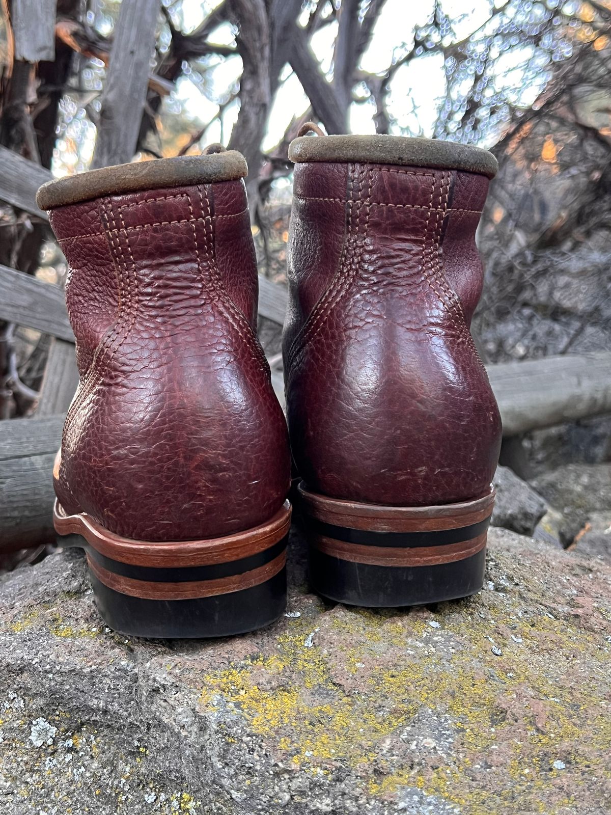 Photo by TelemarkTumalo on April 4, 2026 of the Kustom Kraft Model 1 in Kobel Russet Harness.