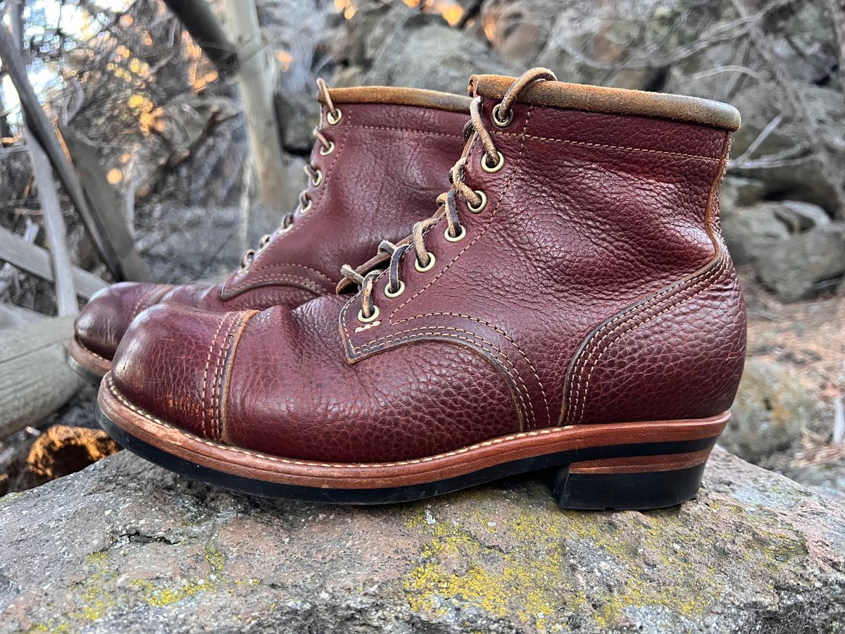 Photo by TelemarkTumalo on April 4, 2026 of the Kustom Kraft Model 1 in Kobel Russet Harness.