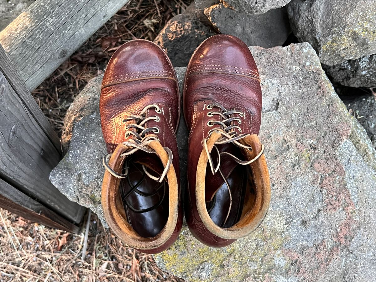 Photo by TelemarkTumalo on April 4, 2026 of the Kustom Kraft Model 1 in Kobel Russet Harness.