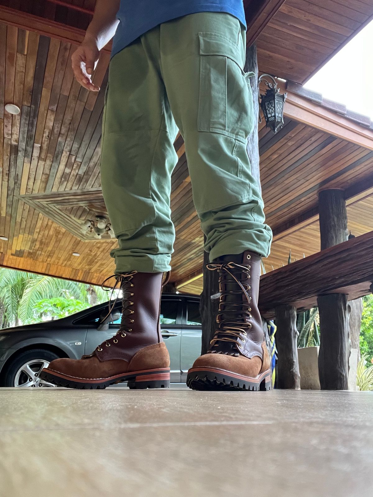 Photo by butcheredman on August 21, 2024 of the Nicks BuilderPro in Seidel 1964 Brown & Seidel 1964 Brown Roughout.