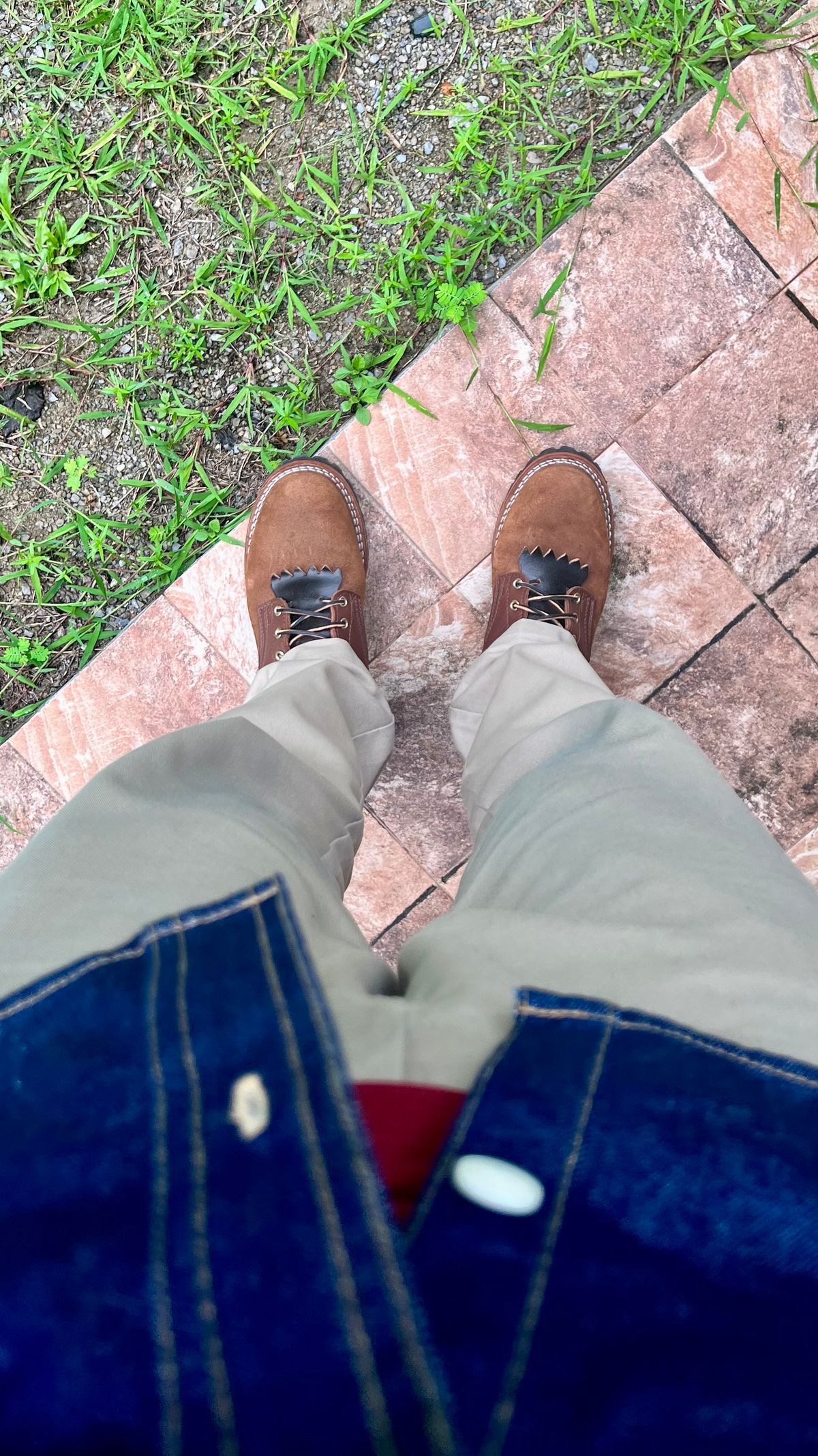 Photo by butcheredman on August 26, 2024 of the Nicks BuilderPro in Seidel 1964 Brown & Seidel 1964 Brown Roughout.