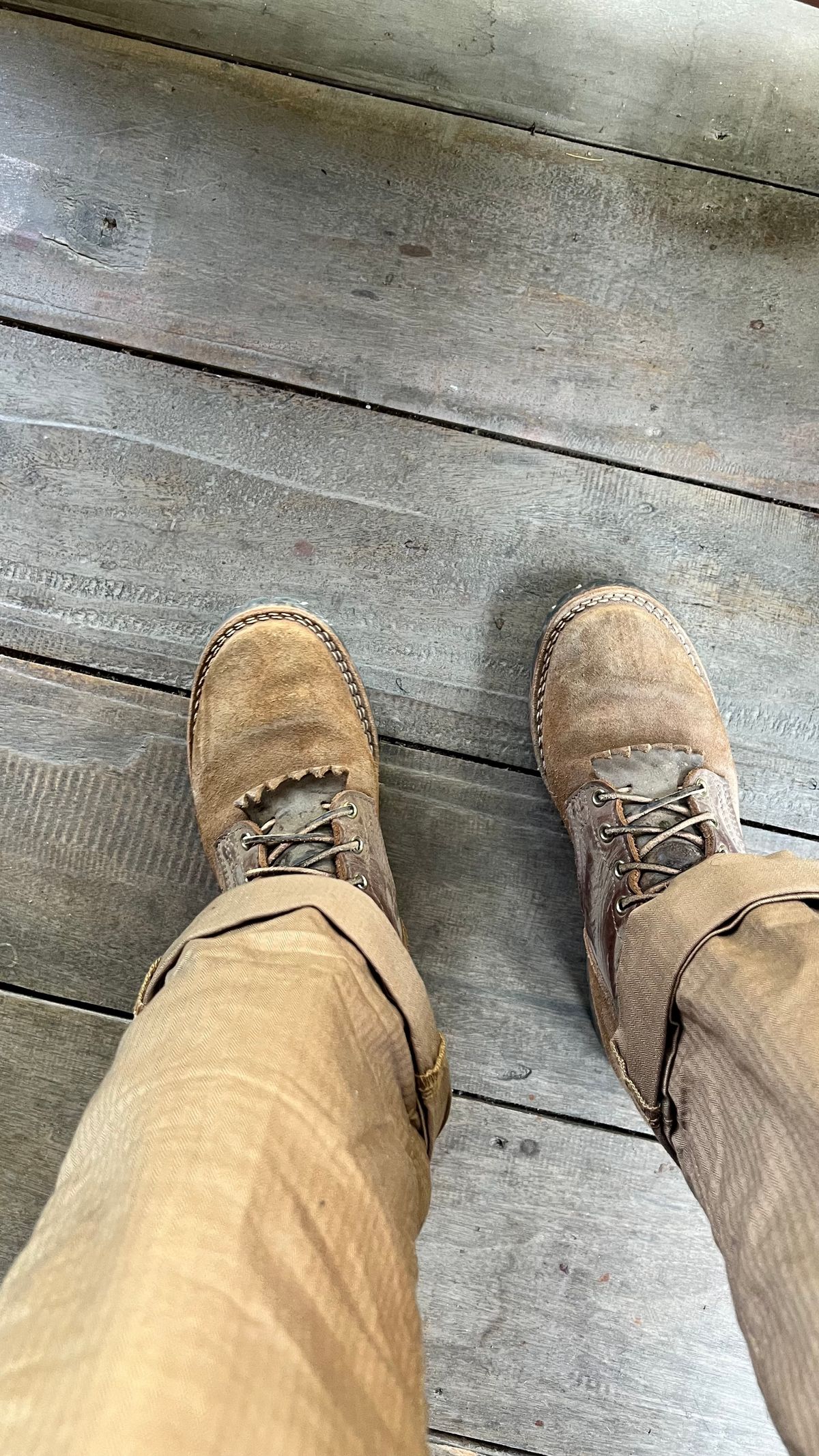 Photo by butcheredman on February 14, 2025 of the Nicks BuilderPro in Seidel 1964 Brown & Seidel 1964 Brown Roughout.