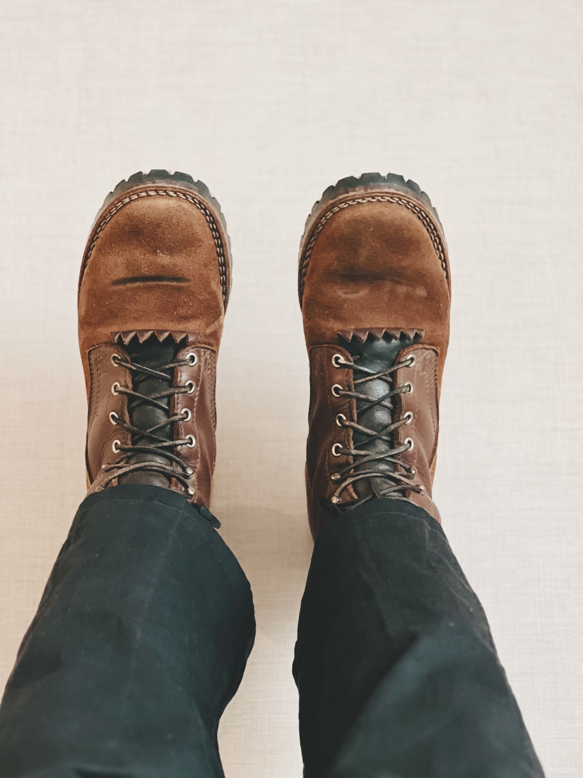 Photo by butcheredman on July 7, 2025 of the Nicks BuilderPro in Seidel 1964 Brown & Seidel 1964 Brown Roughout.