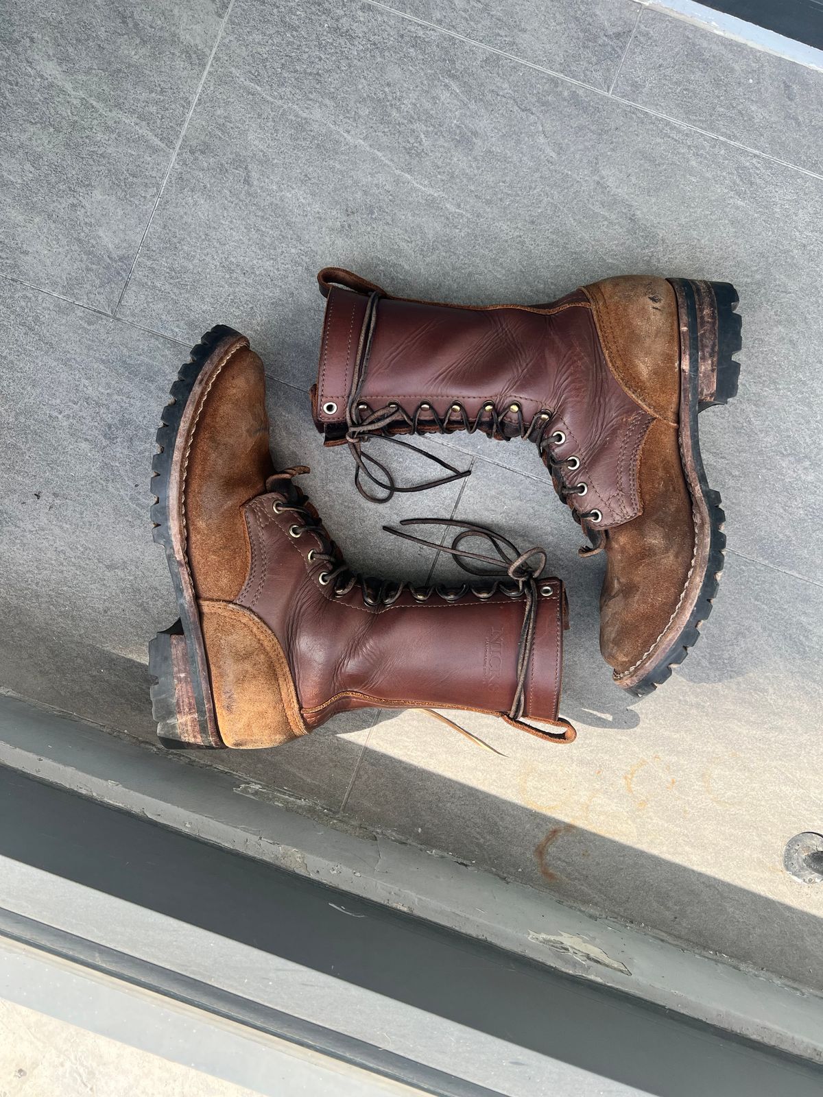 Photo by butcheredman on August 3, 2025 of the Nicks BuilderPro in Seidel 1964 Brown & Seidel 1964 Brown Roughout.
