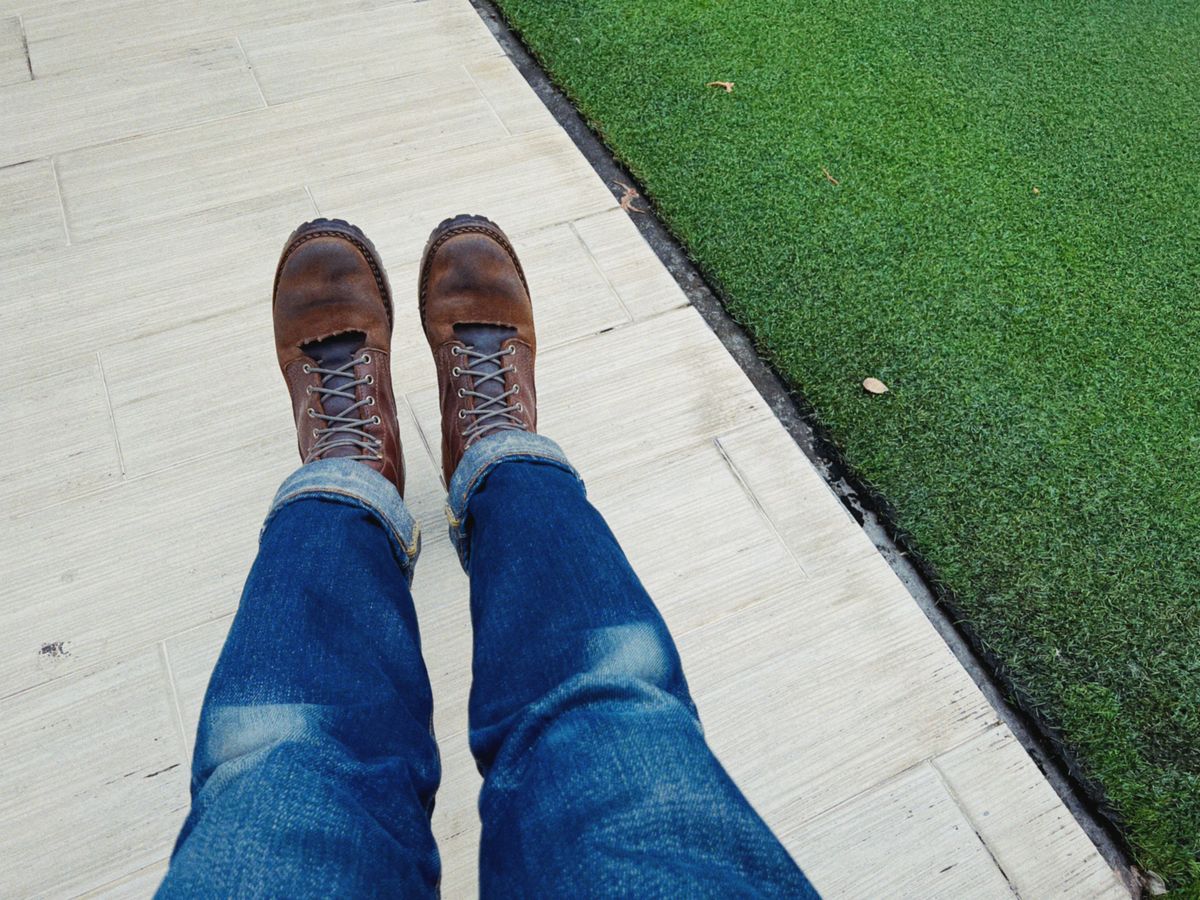 Photo by butcheredman on October 30, 2025 of the Nicks BuilderPro in Seidel 1964 Brown & Seidel 1964 Brown Roughout.