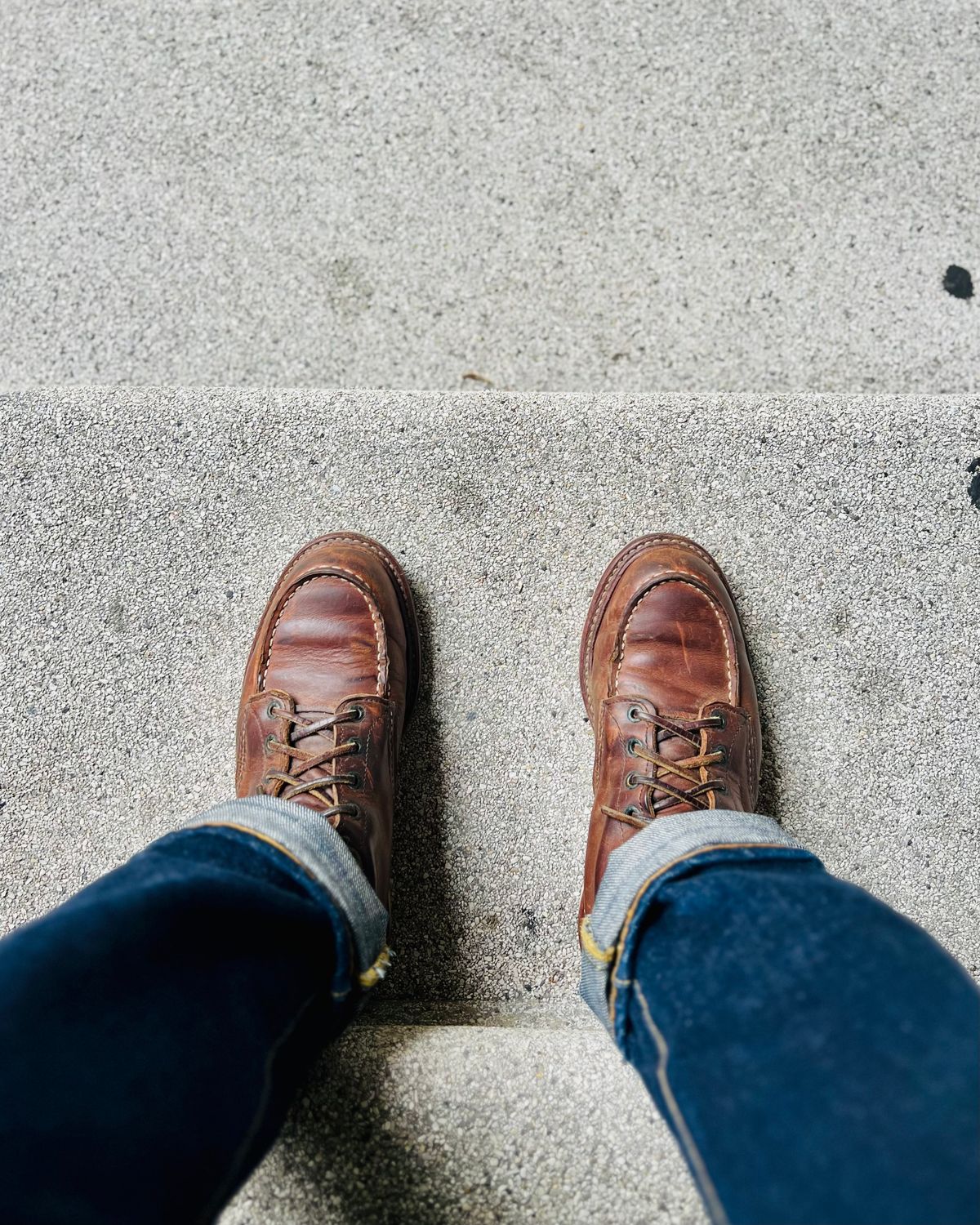 Photo by butcheredman on July 19, 2023 of the Red Wing 1907 in S.B. Foot Copper Rough and Tough.