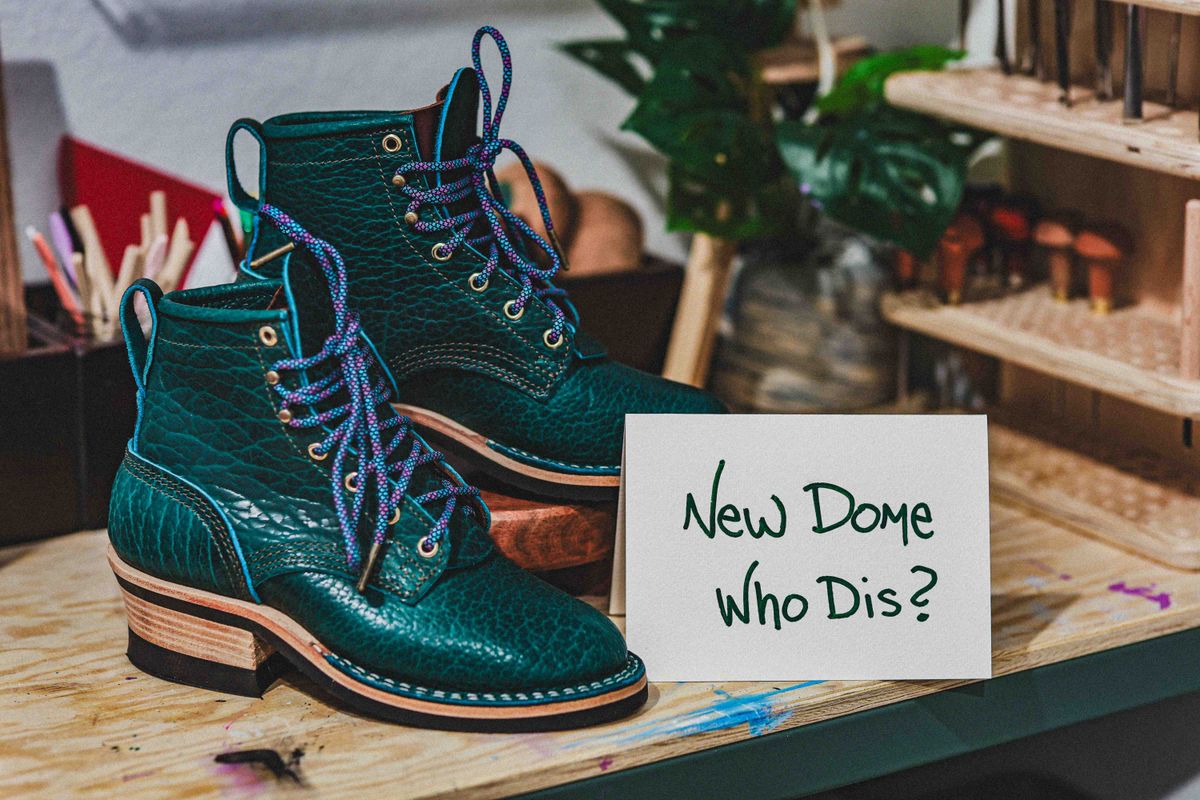 Photo by Dewanna.Wanga on October 1, 2025 of the Nicks Sample Sale MTO in Nicks / Law Tanning Turquoise Smooth Shrunken Bison.