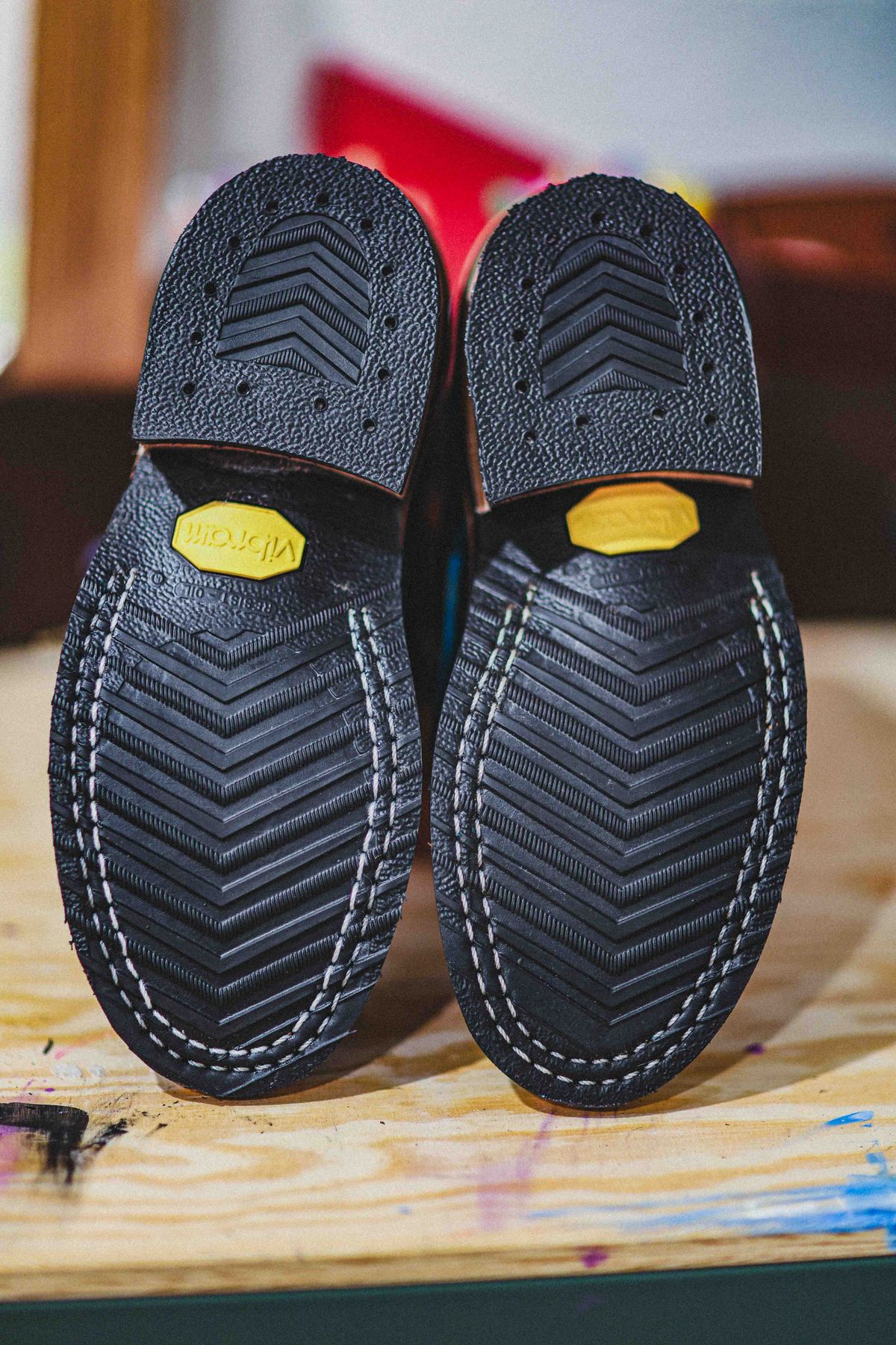 Photo by Dewanna.Wanga on October 1, 2025 of the Nicks Sample Sale MTO in Nicks / Law Tanning Turquoise Smooth Shrunken Bison.