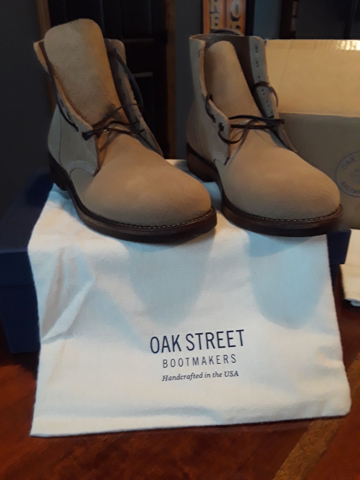 Photo by Natural1 on December 14, 2024 of the Oak Street Bootmakers Field Boot in Horween Natural Chromexcel Roughout.