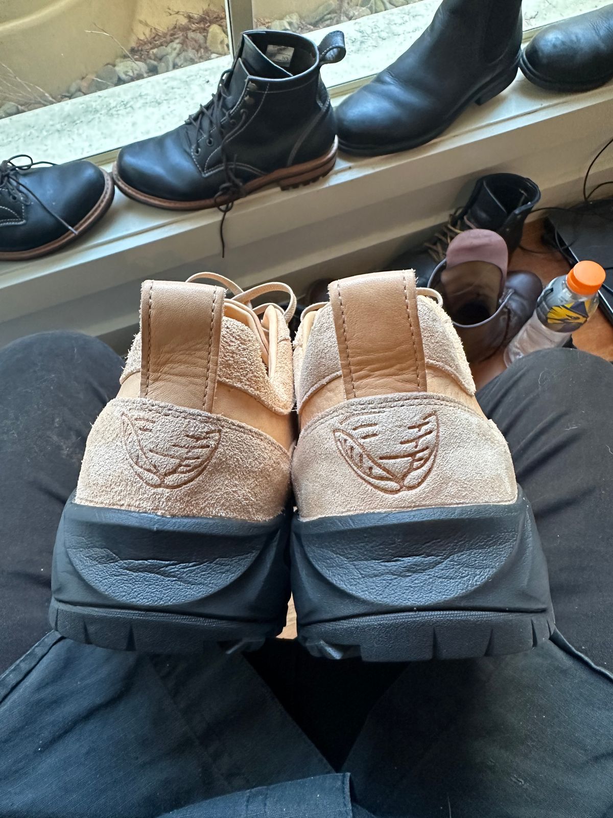 Photo by aussiebootboy on August 14, 2025 of the Goral Samara in Maryam Natural Veg Tan.