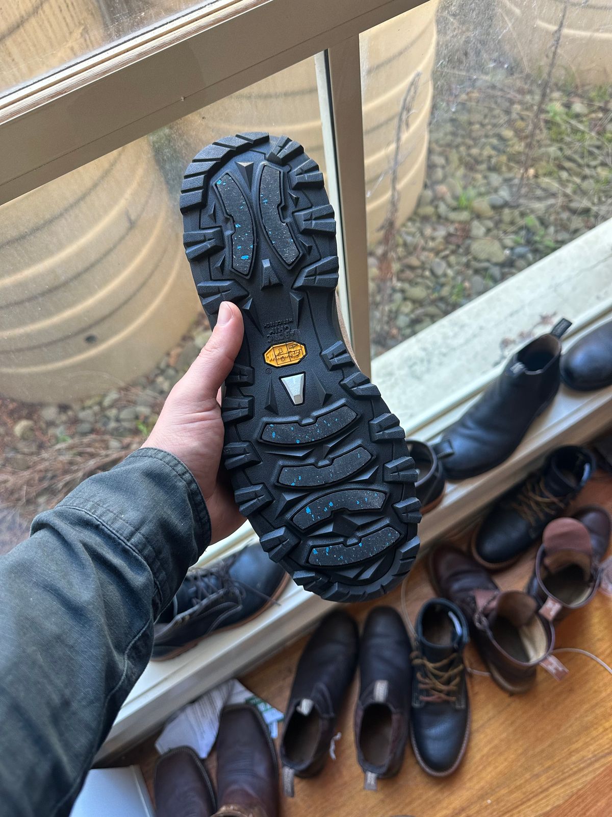 Photo by aussiebootboy on August 14, 2025 of the Goral Samara in Maryam Natural Veg Tan.