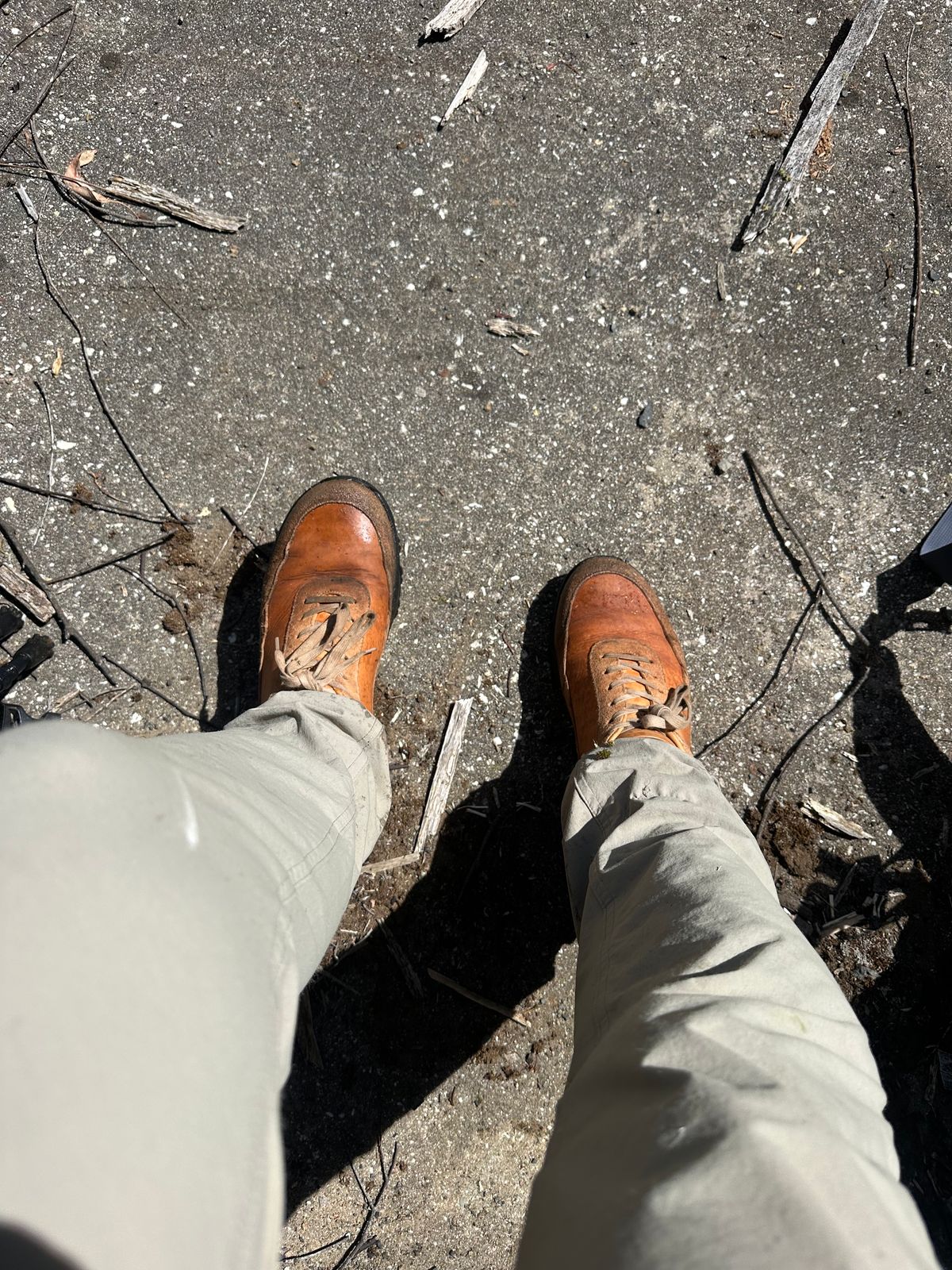 Photo by aussiebootboy on January 2, 2026 of the Goral Samara in Maryam Natural Veg Tan.