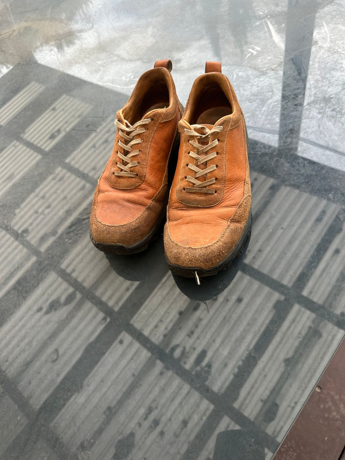 Photo by aussiebootboy on January 19, 2026 of the Goral Samara in Maryam Natural Veg Tan.