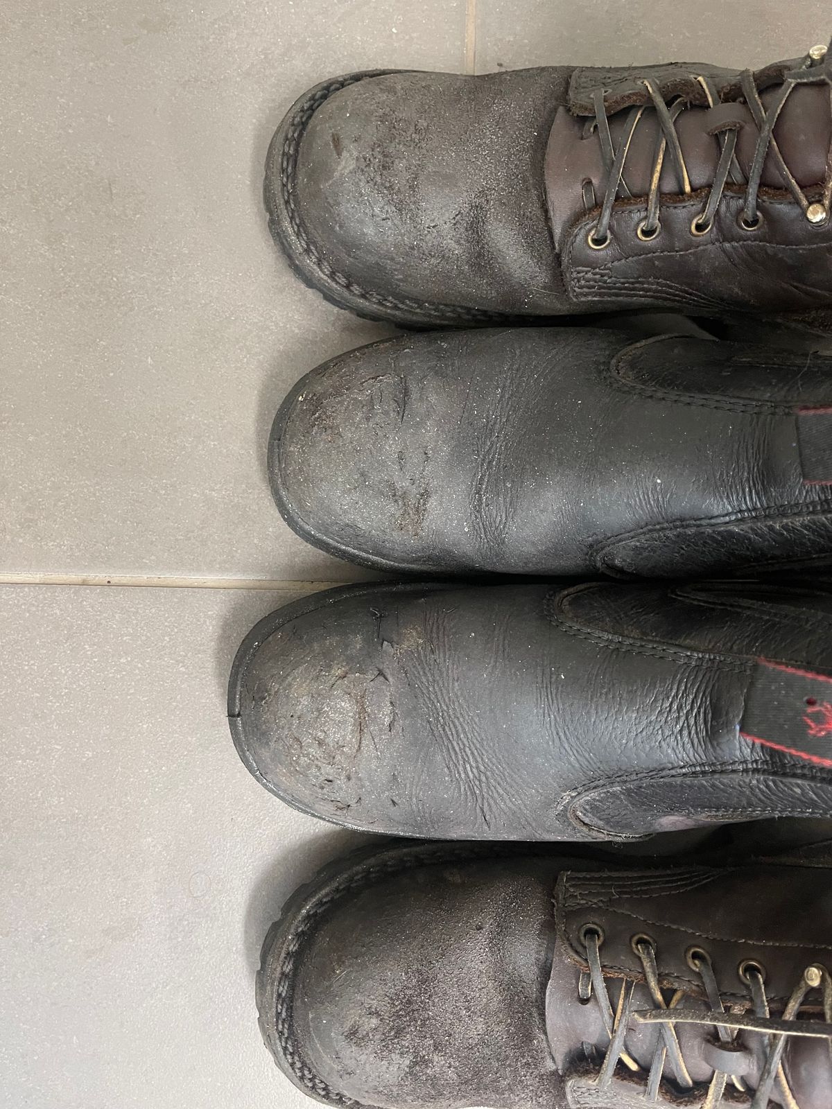 Photo by aussiebootboy on February 12, 2025 of the JK Boots O.T. in Seidel Chocolate Oil Tan Roughout.