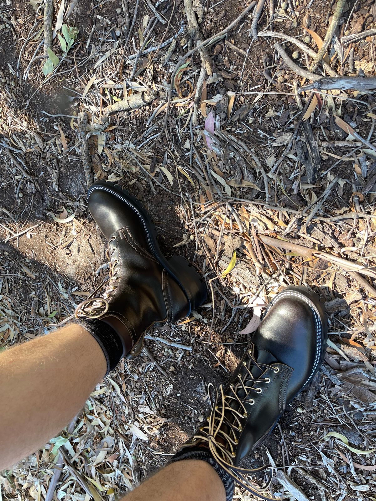 Photo by aussiebootboy on February 11, 2025 of the Nicks X Parkhurst V3 in Horween Brown Waxed Flesh.