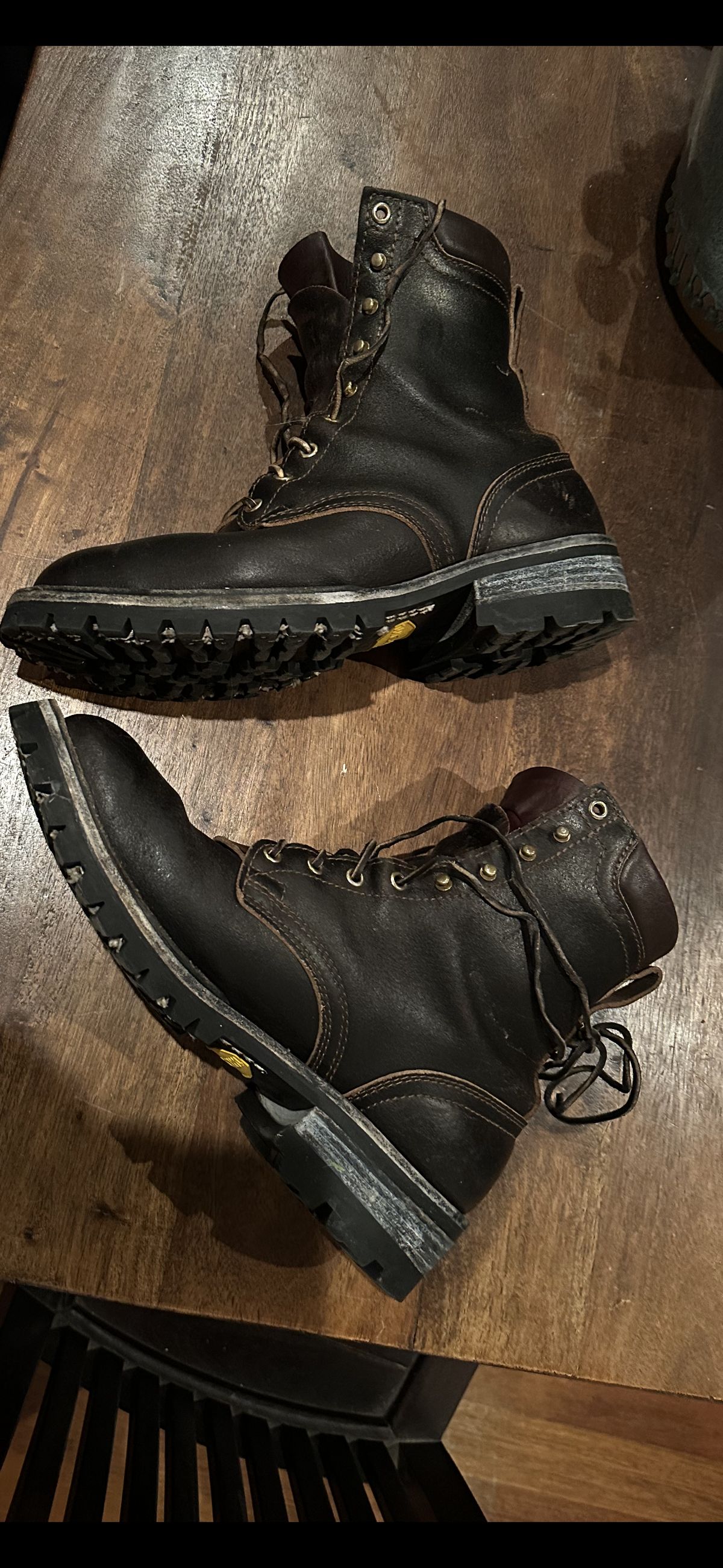 Photo by aussiebootboy on June 8, 2025 of the Nicks X Parkhurst V3 in Horween Brown Waxed Flesh.