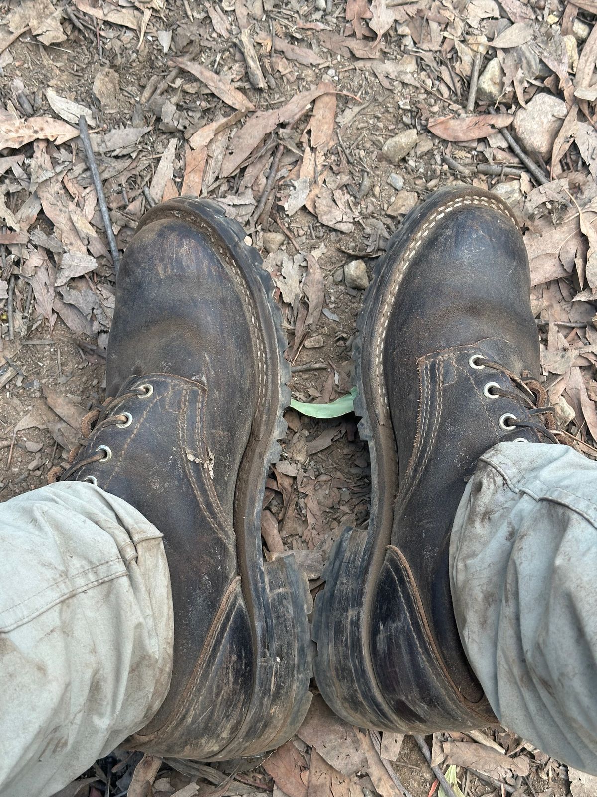 Photo by aussiebootboy on April 3, 2026 of the Nicks X Parkhurst V3 in Horween Brown Waxed Flesh.