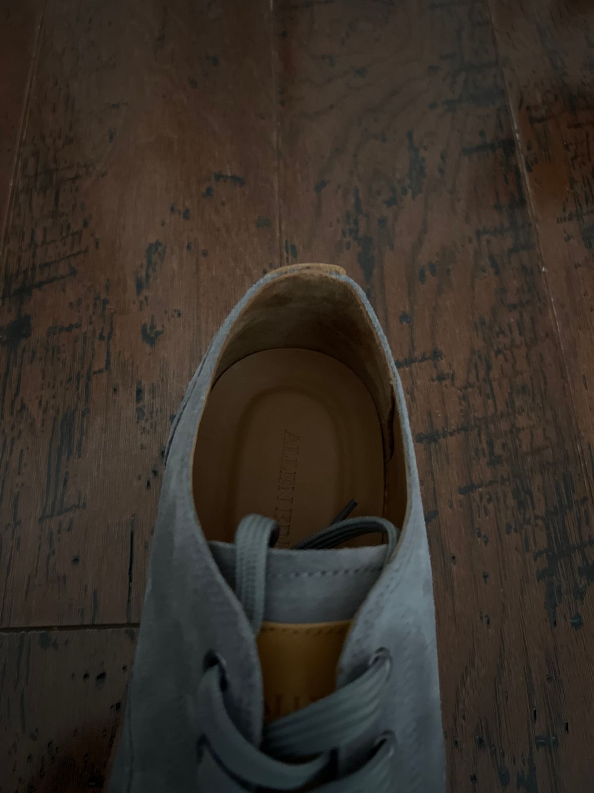 Photo by PatinaEnvy on May 5, 2024 of the Allen Edmonds Pasadena in Piambo Suede & Soft Suede Liner.