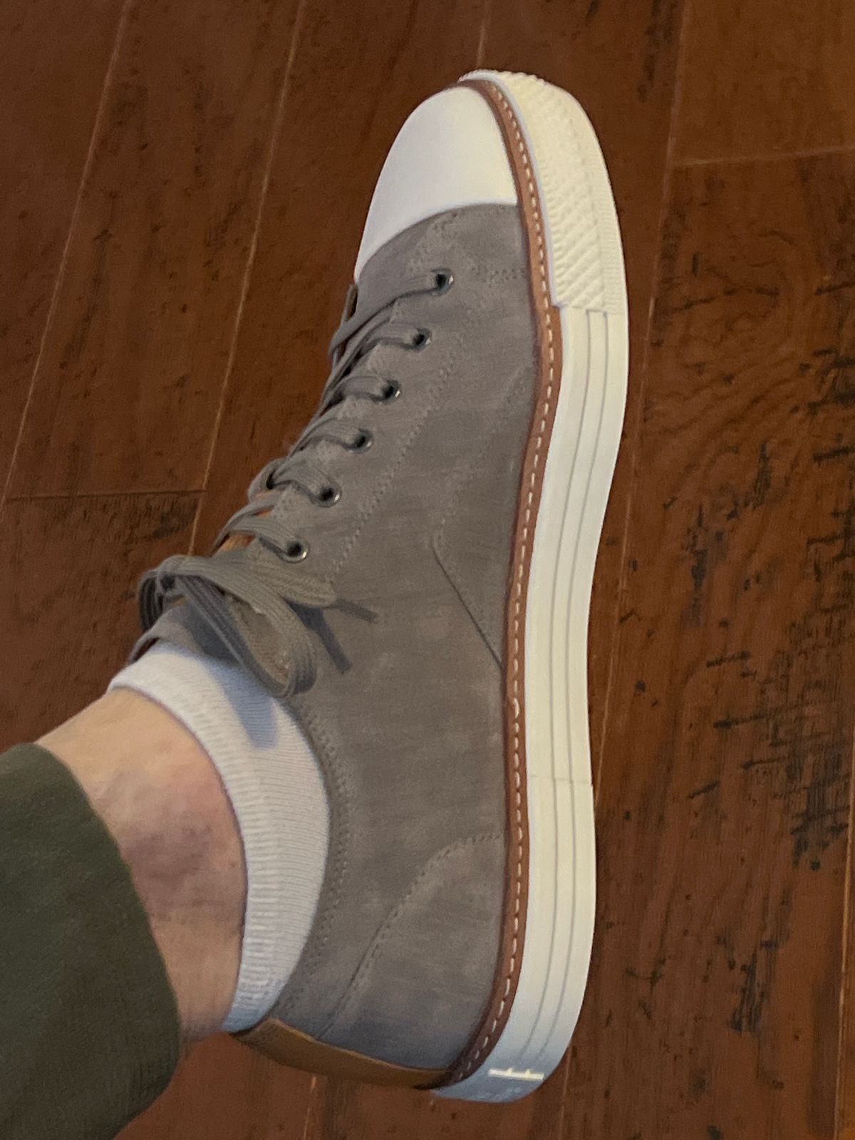 Photo by PatinaEnvy on May 10, 2024 of the Allen Edmonds Pasadena in Piambo Suede & Soft Suede Liner.