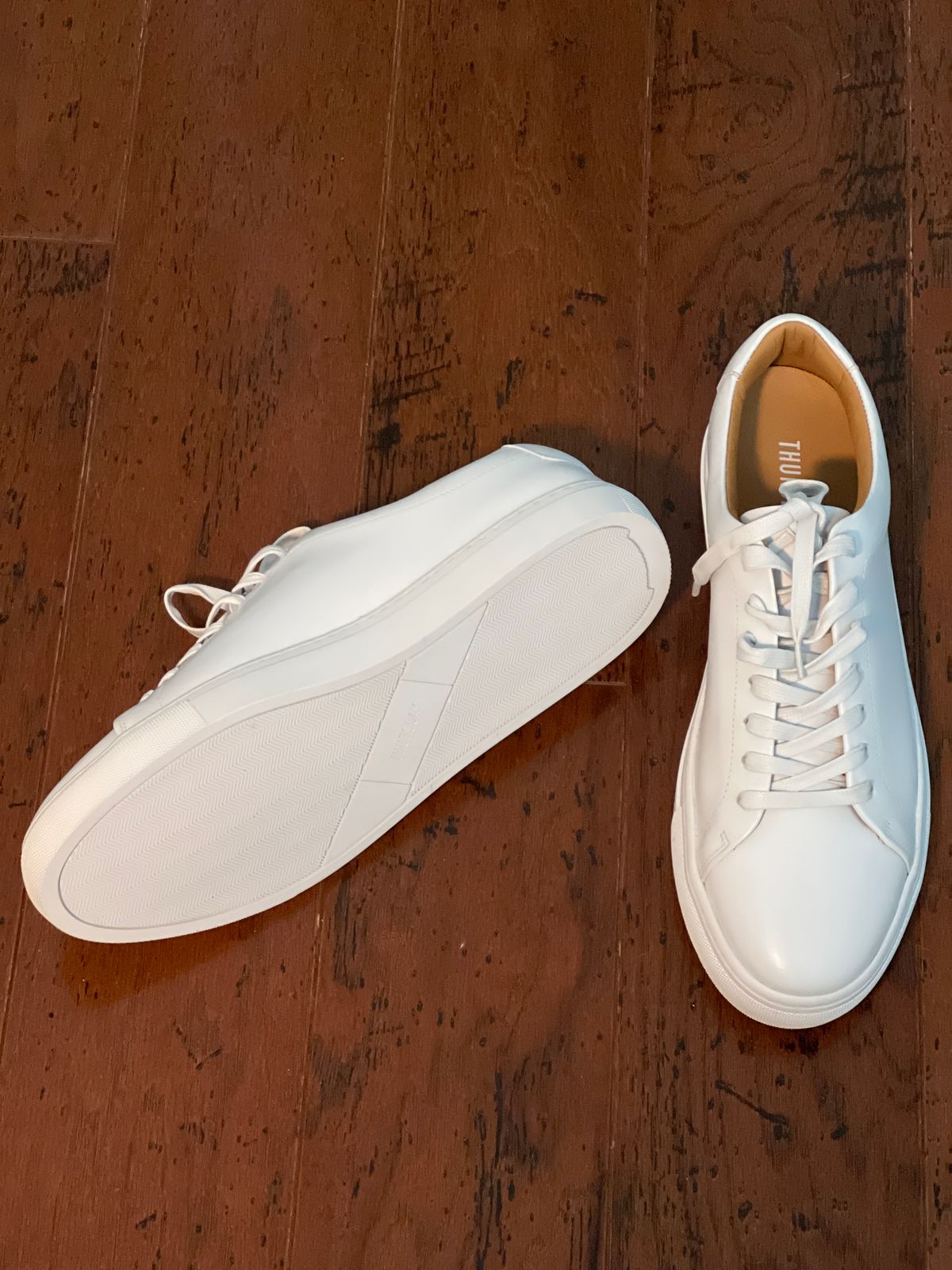 Photo by PatinaEnvy on May 5, 2024 of the Thursday Encore White in Whote Italian Napa Leather & Calf Skin Lining.