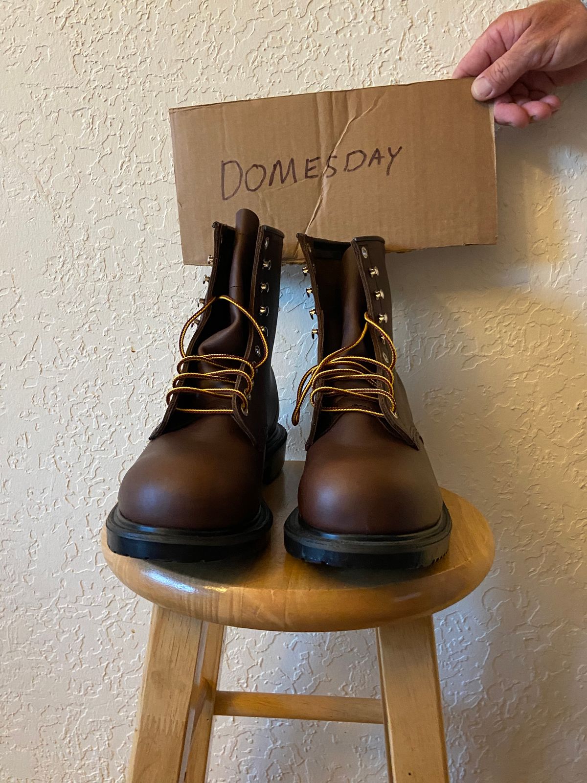 Photo by Dannymize on October 2, 2024 of the Red Wing 2233 in Full Grain Oiled.