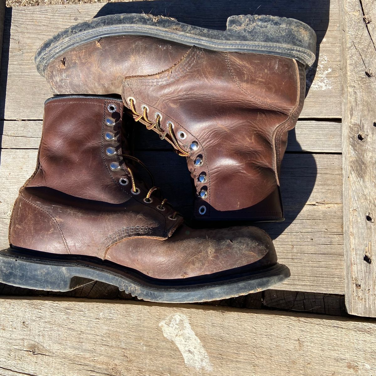 Photo by Dannymize on February 1, 2025 of the Red Wing 2233 in Full Grain Oiled.