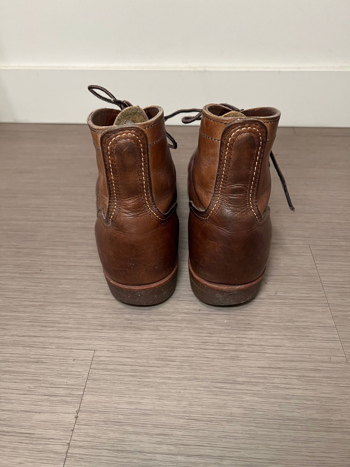 Photo by wyouwin on January 12, 2026 of the Red Wing Iron Ranger in S.B. Foot Amber Harness.